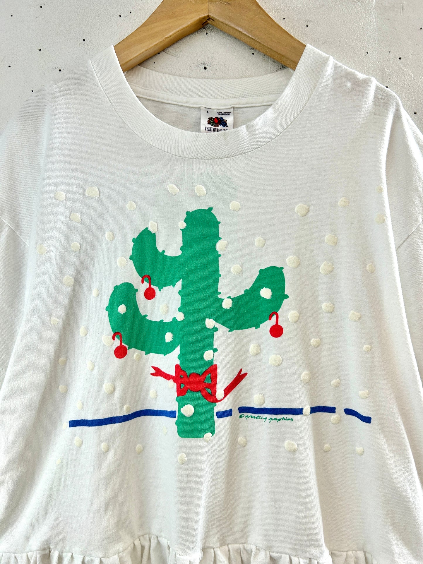 Vintage T Shirt 〜Funny dot CRAZY〜 [F32689]