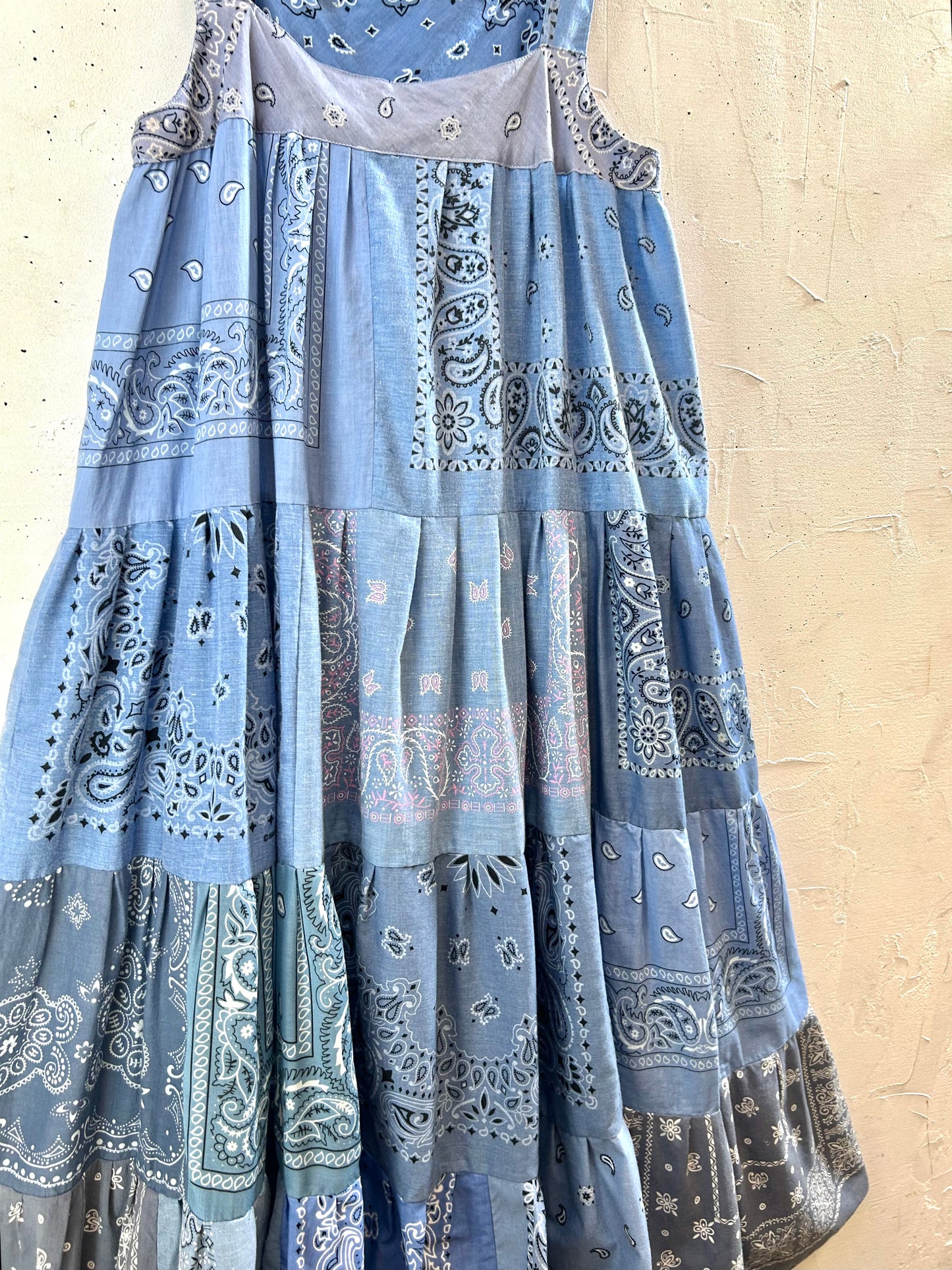 Vintage Bandana Patchwork  Dress 〜Amy Nina〜[G30652]