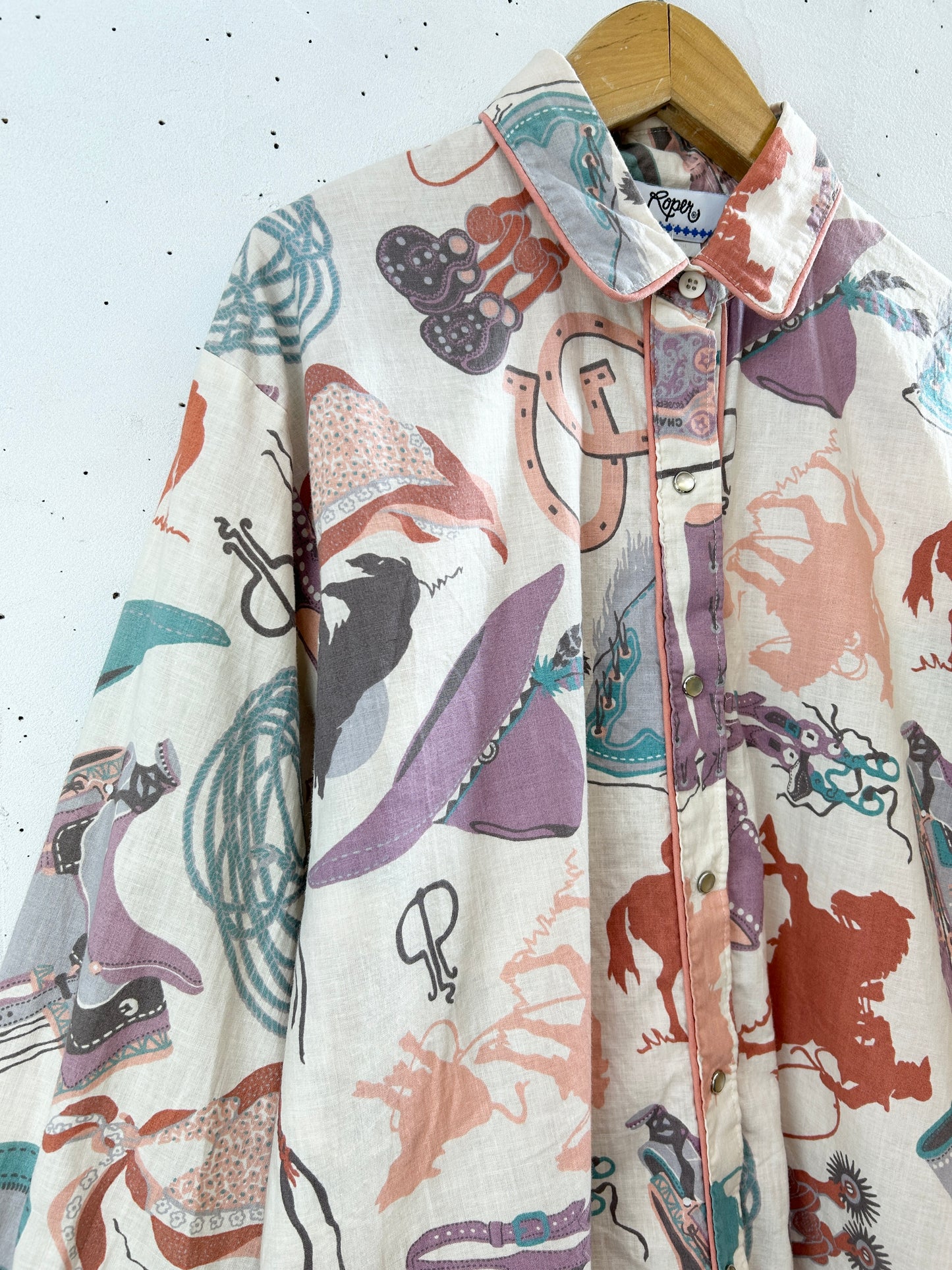 Vintage Western Shirt [I30122]