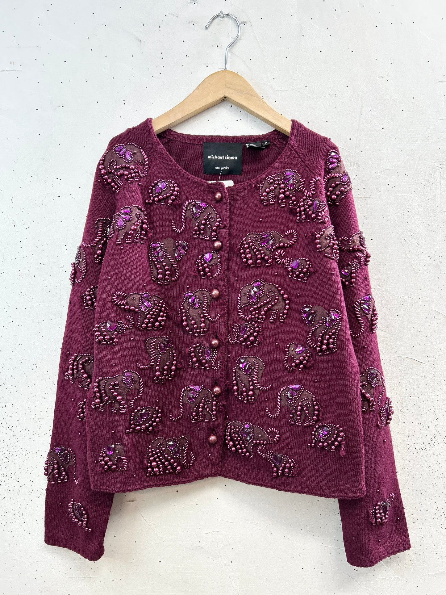 Vintage Knit Jacket 〜Michael Simon〜 [A31433]