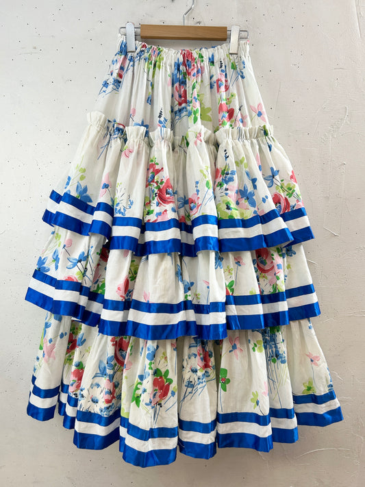 Vintage Tiered Skirt [H30755]