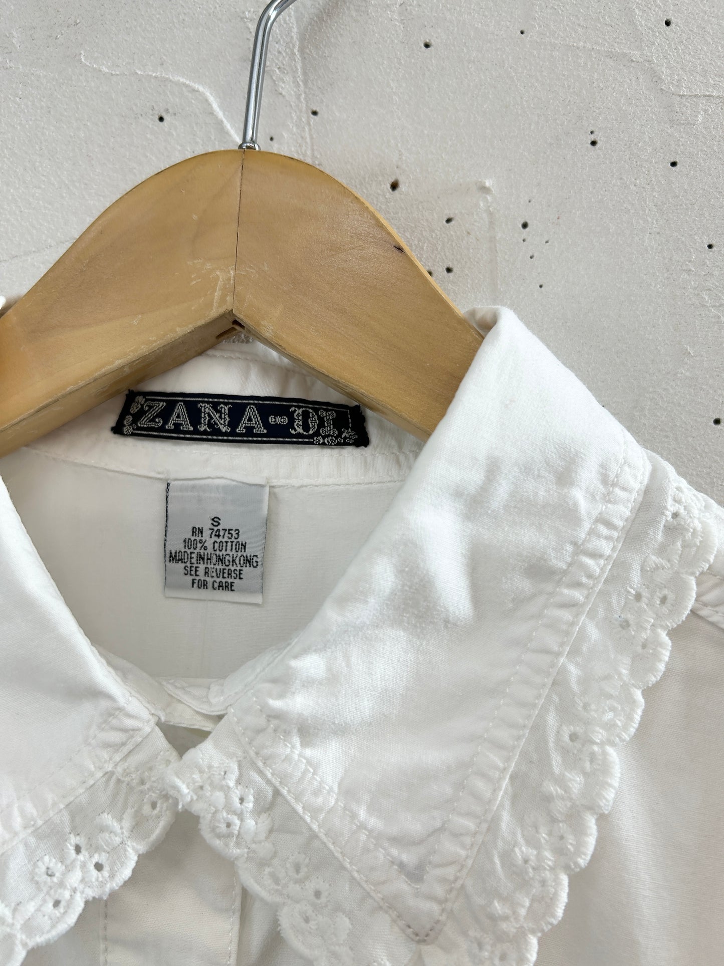 Vintage White Blouse [H33458]