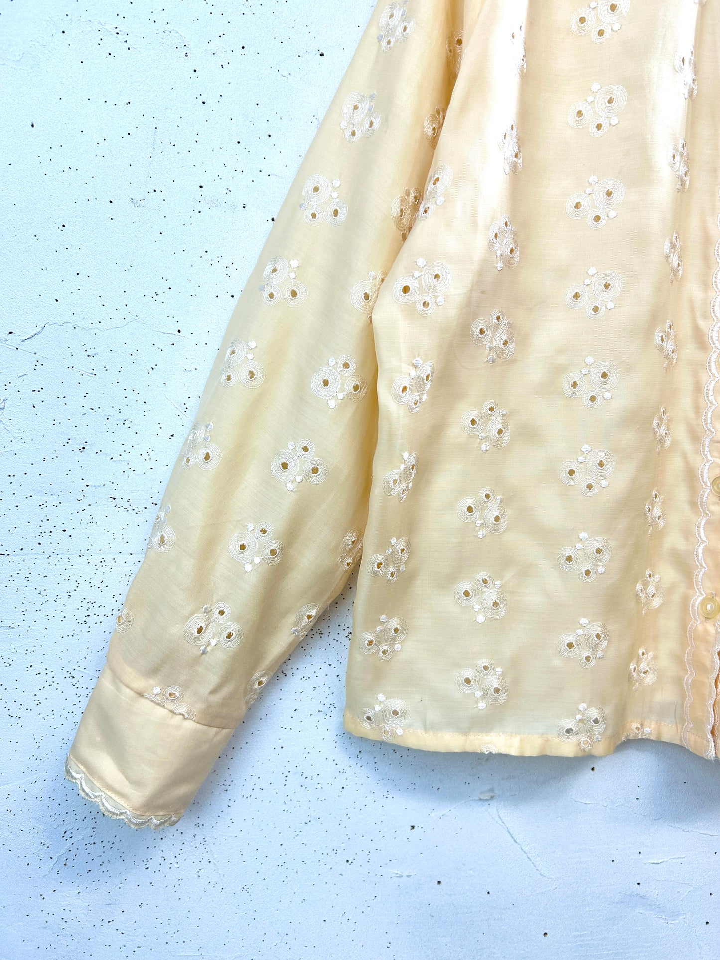 Vintage Cutwork Blouse [E32486]