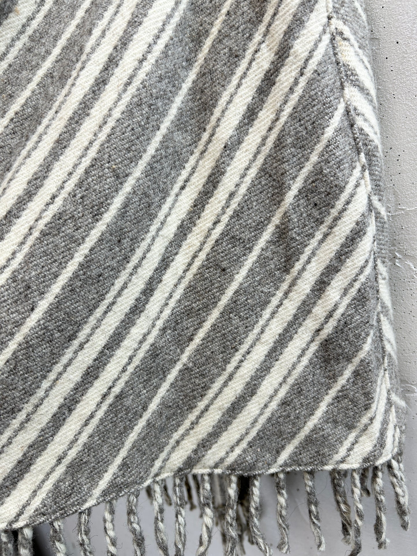 Vintage Wool Poncho  [A31391]