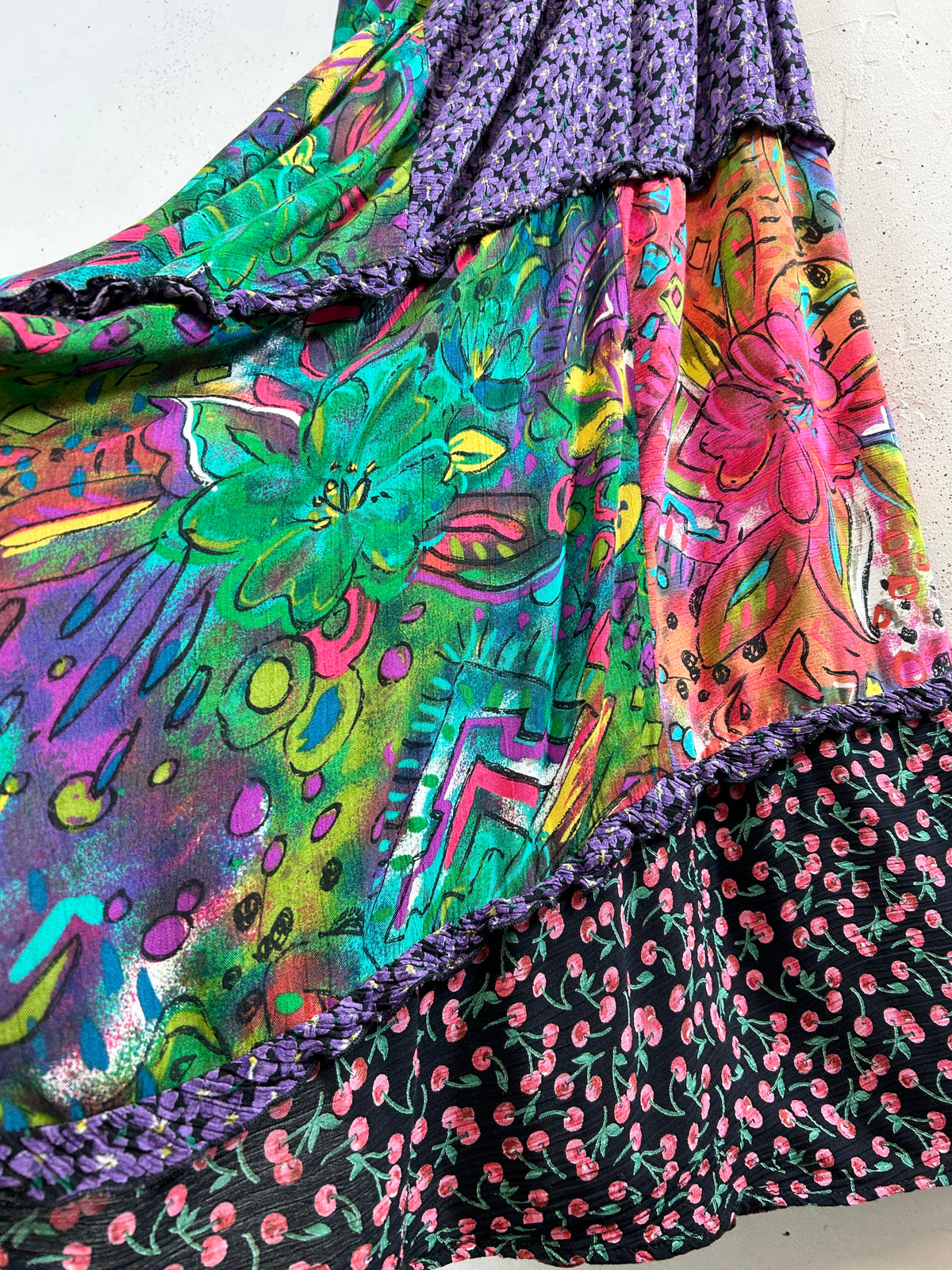 Vintage Tiered Skirt 〜 MADE IN CANADA〜 [J34306]