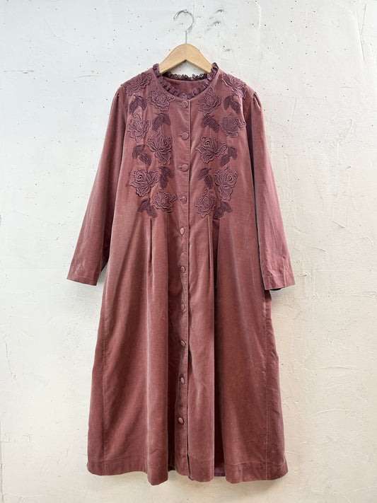 Vintage Velour Dress [J30473]
