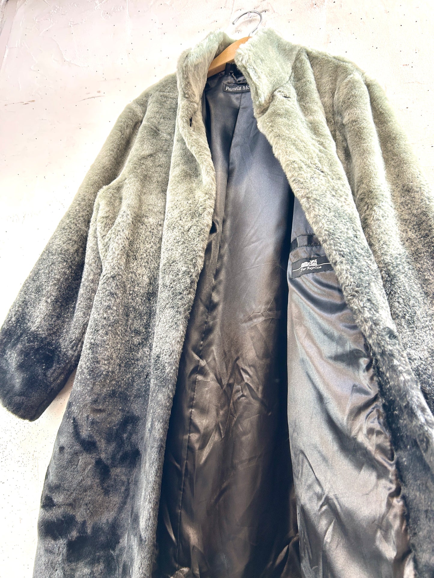 Vintage Eco Fur Coat [K30934]