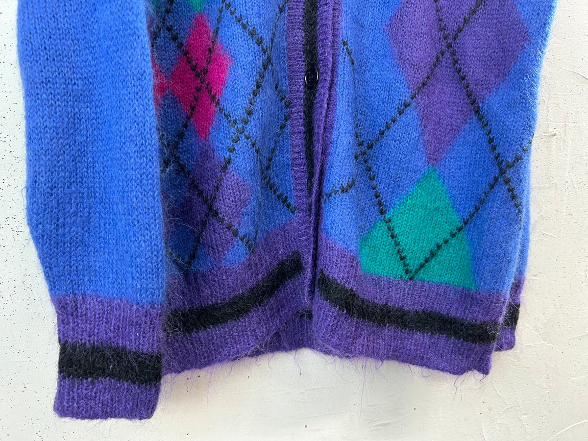 Vintage Mohair Knit Cardigan [J34106]