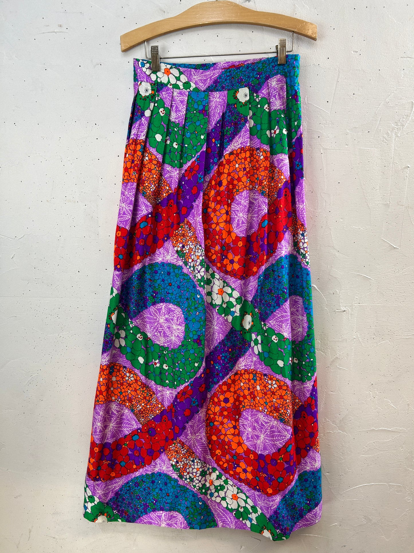 ’70s Vintage flower Skirt [I30290]