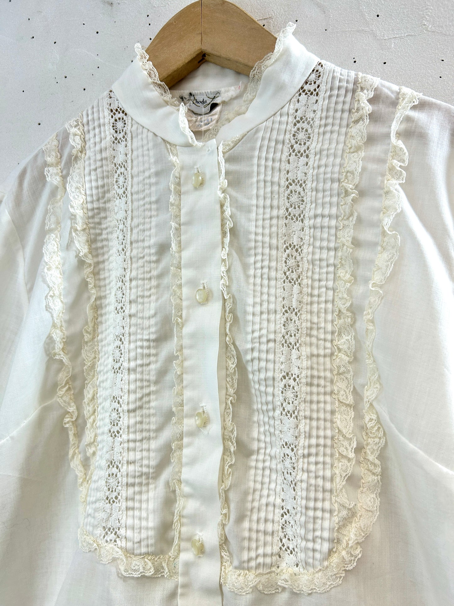 60s Vintage White Shirt [G33104]