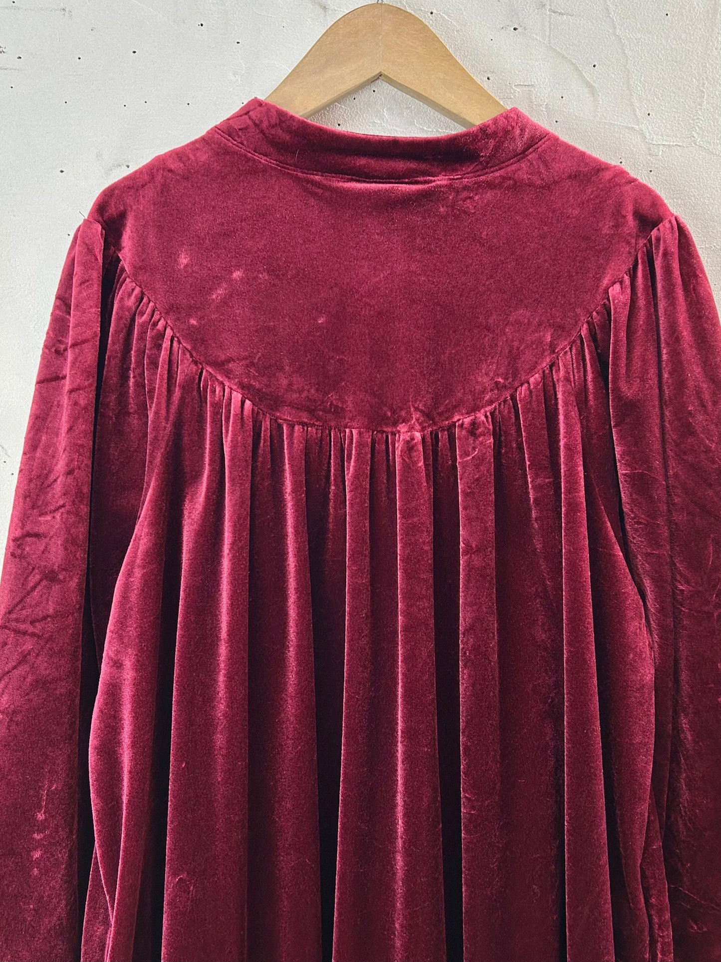 Vintage Velours Dress MADE IN USA [L29212]