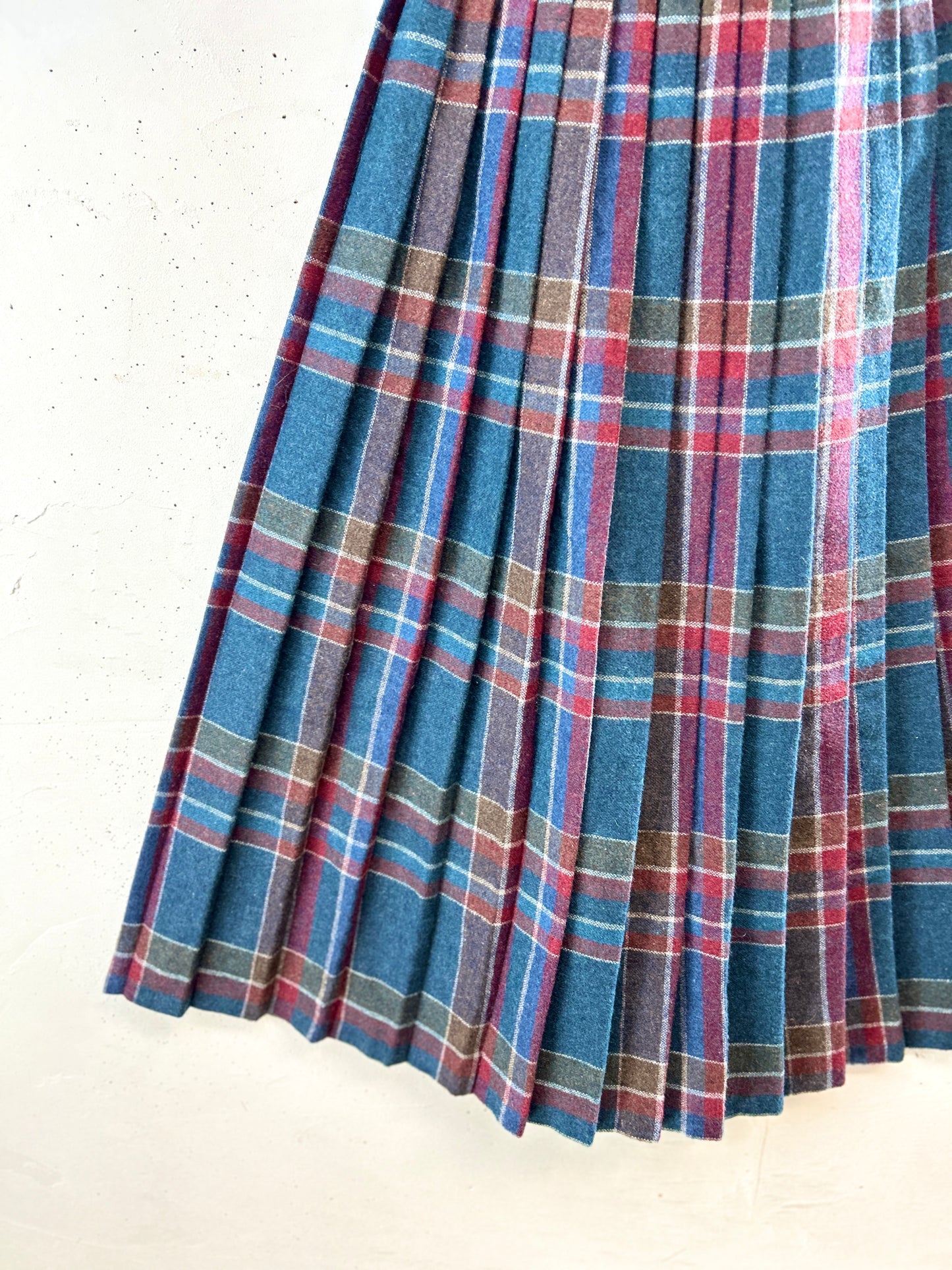Vintage Plaid Skirt [K30768]