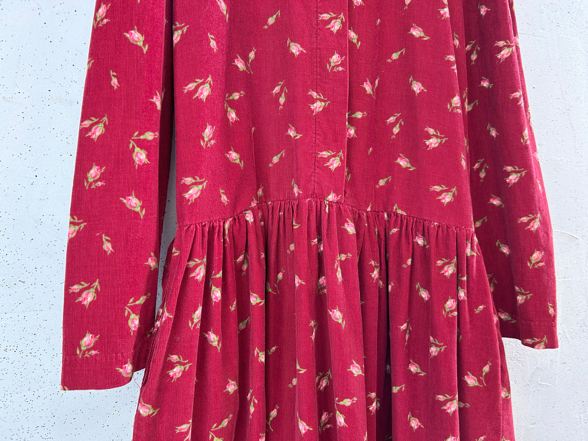 Vintage Corduroy Dress [J34142]