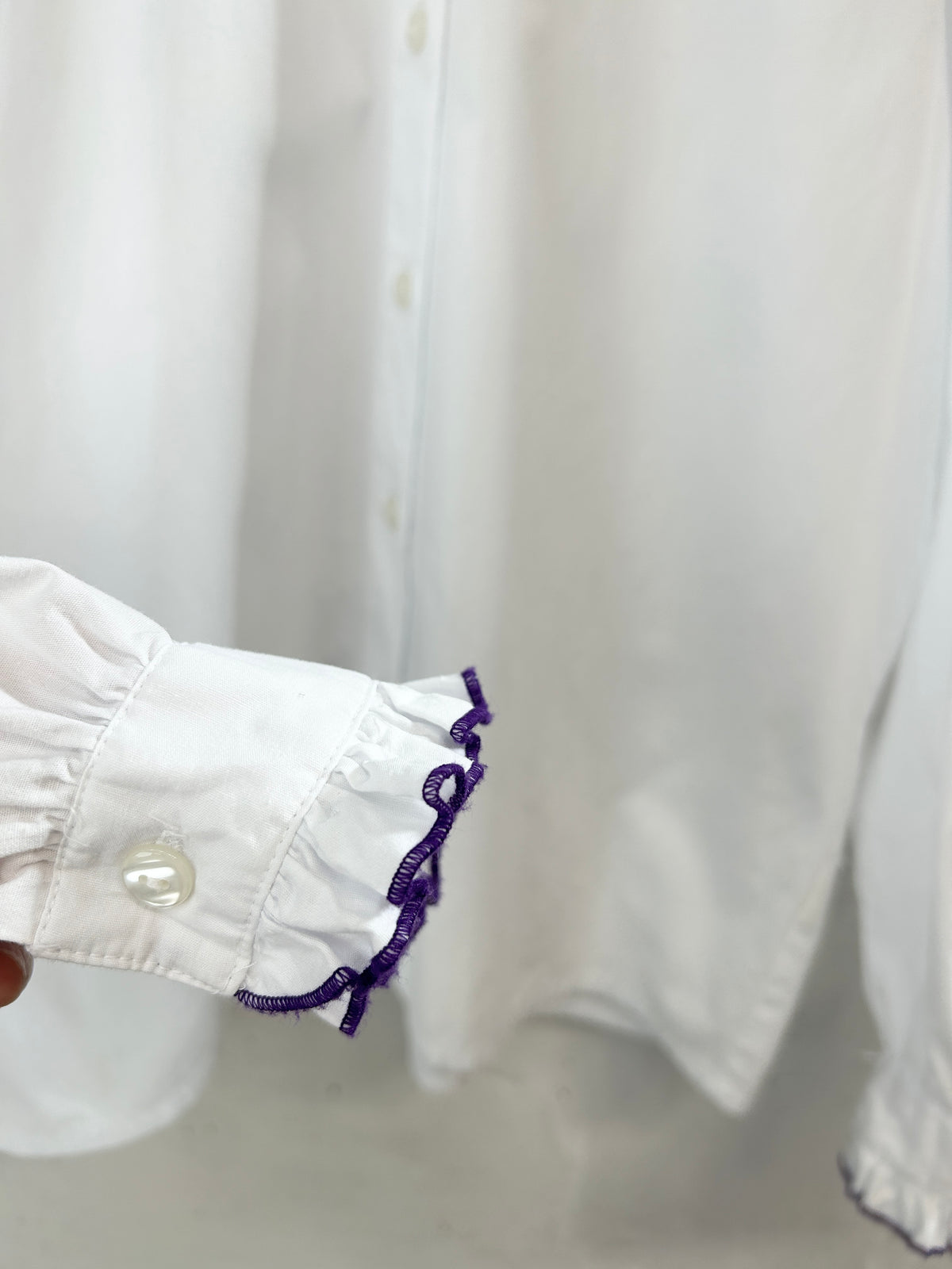 Vintage White Blouse [I33985]