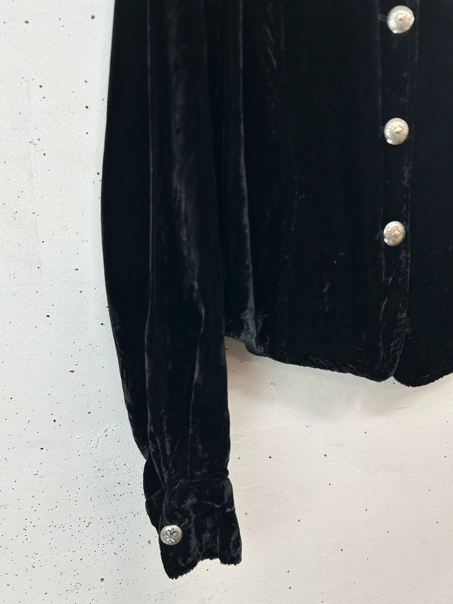Vintage Velour Shirt 〜MADE IN USA〜 [L31093]
