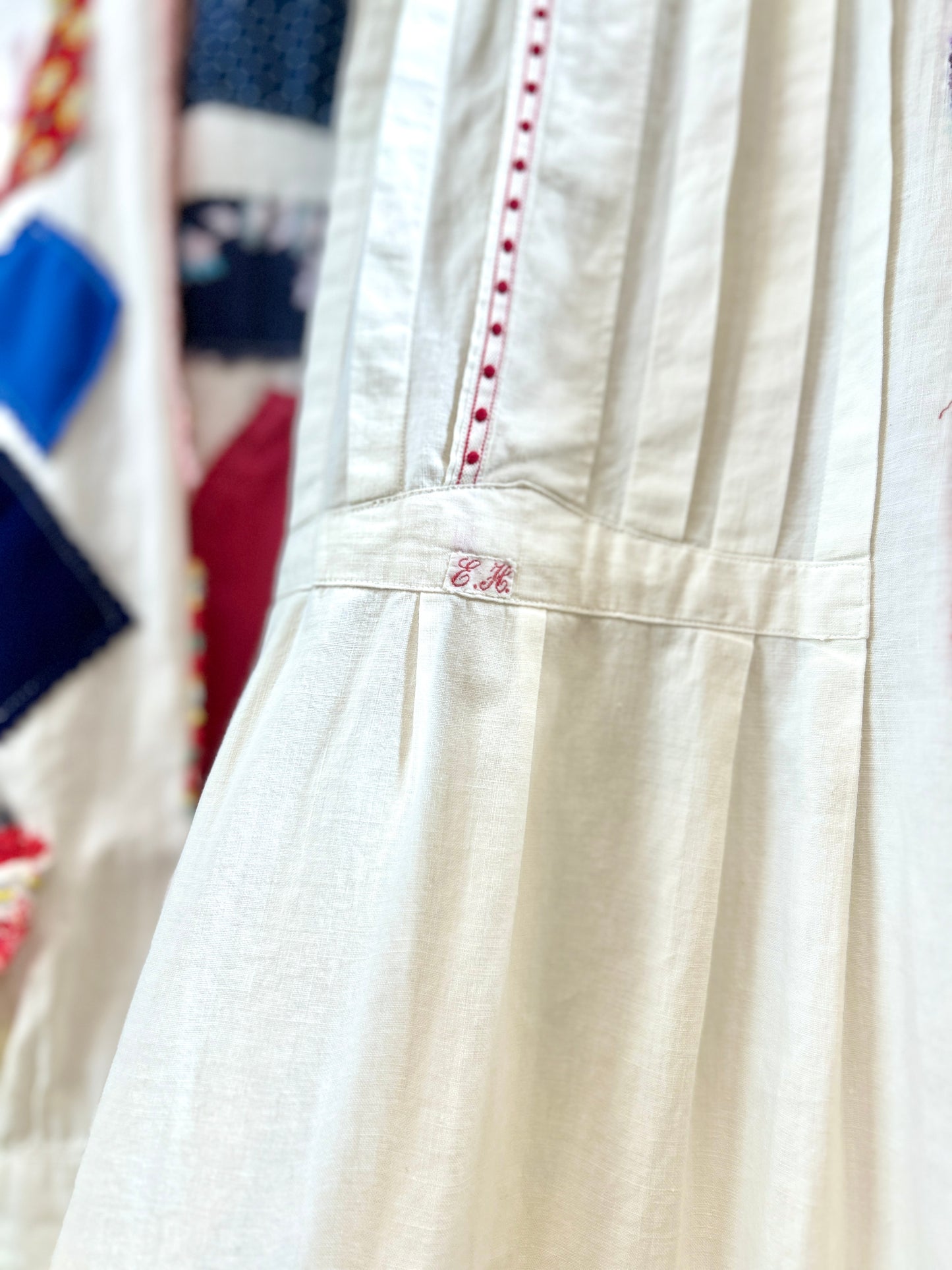Vintage White Custom Nightie Dress [I30361]