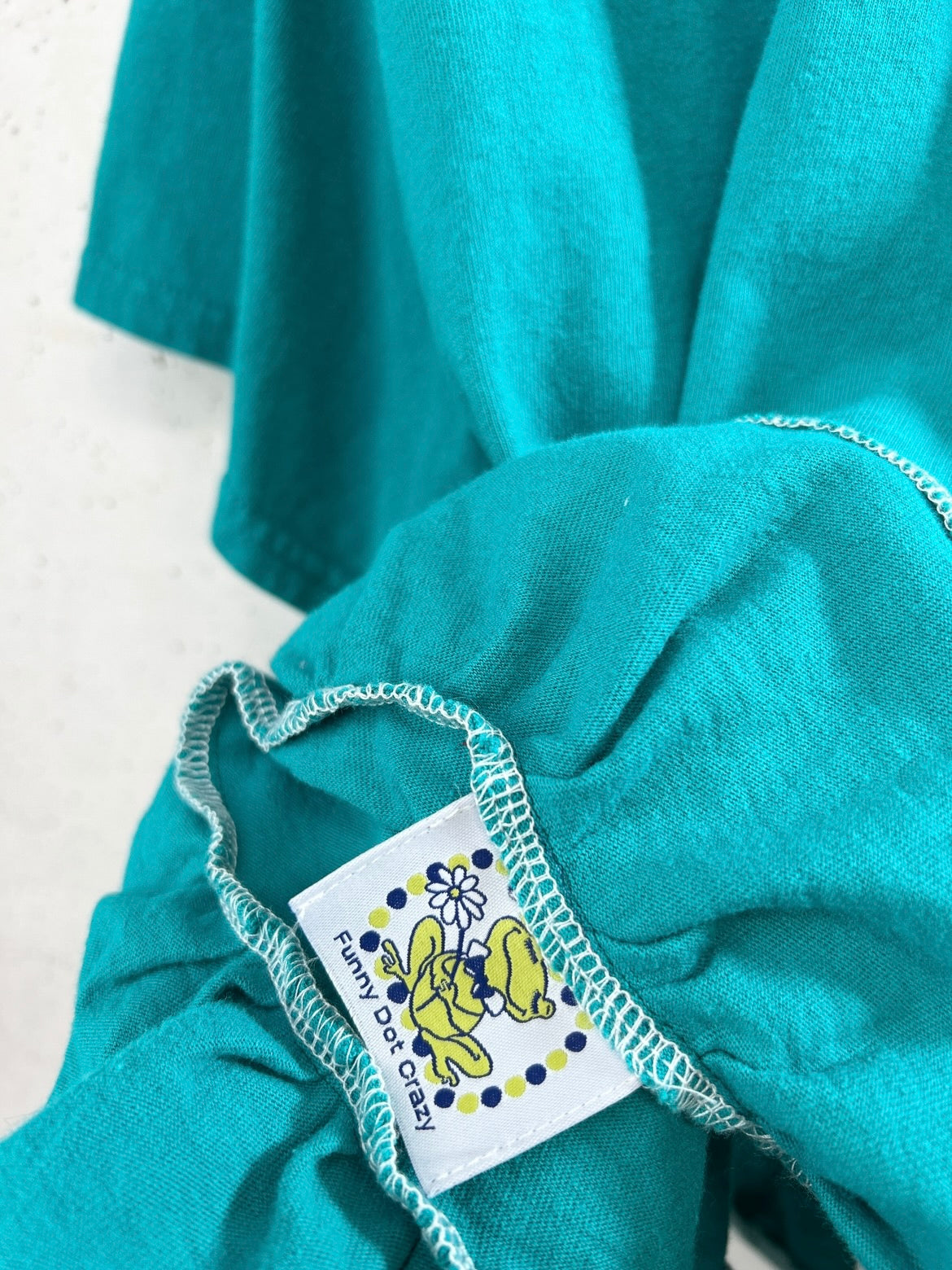 Vintage T Shirt 〜Funny dot CRAZY〜 [E32301]