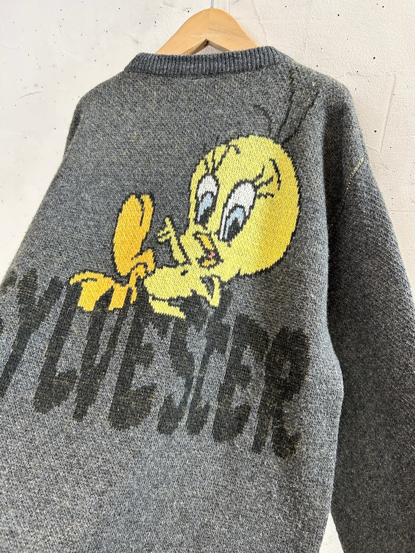 Vintage Knit Sweater 〜LOONEY TUNES〜 [J30462]