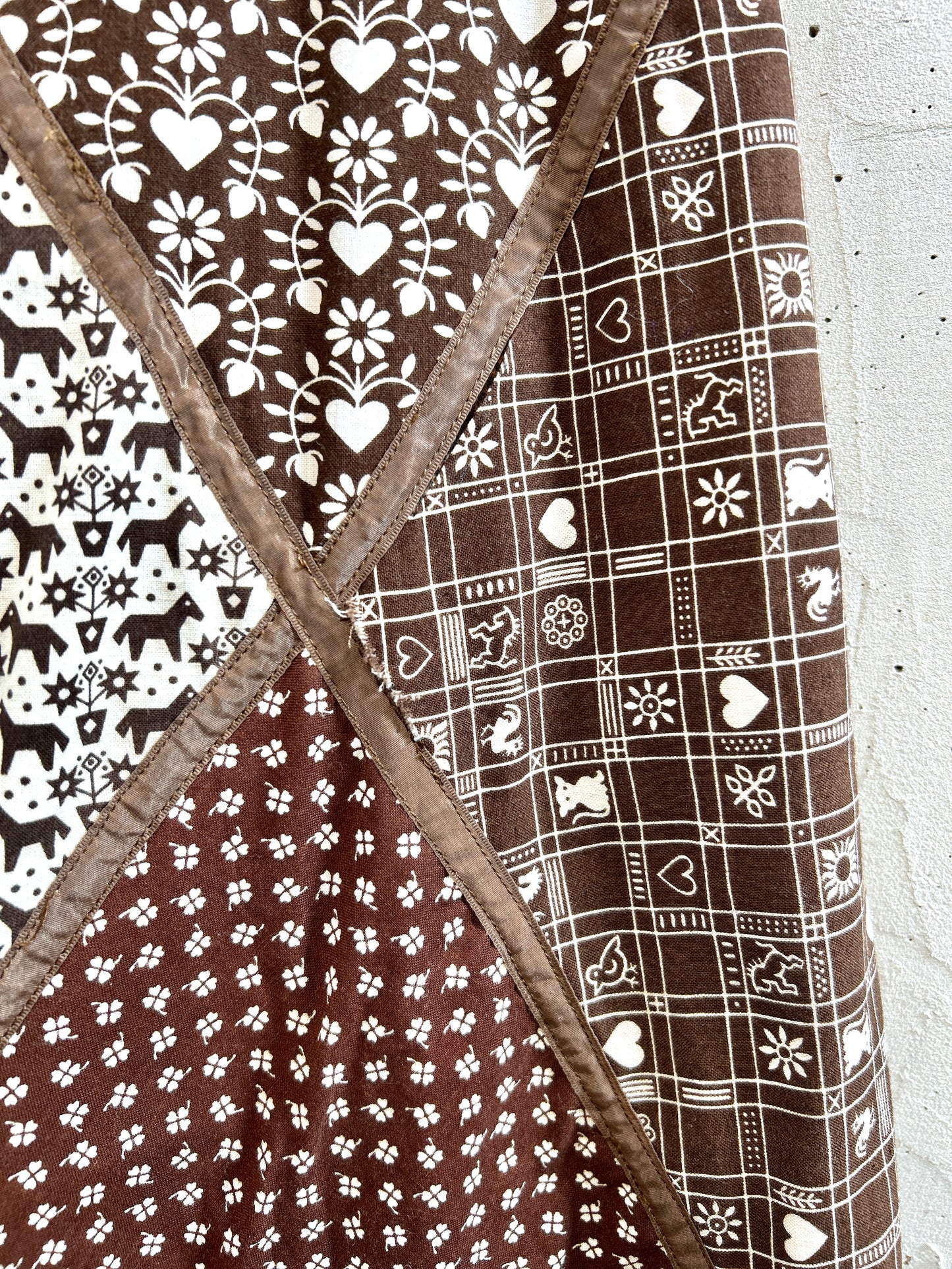 ’70s Vintage Wrap Skirt [A31226]