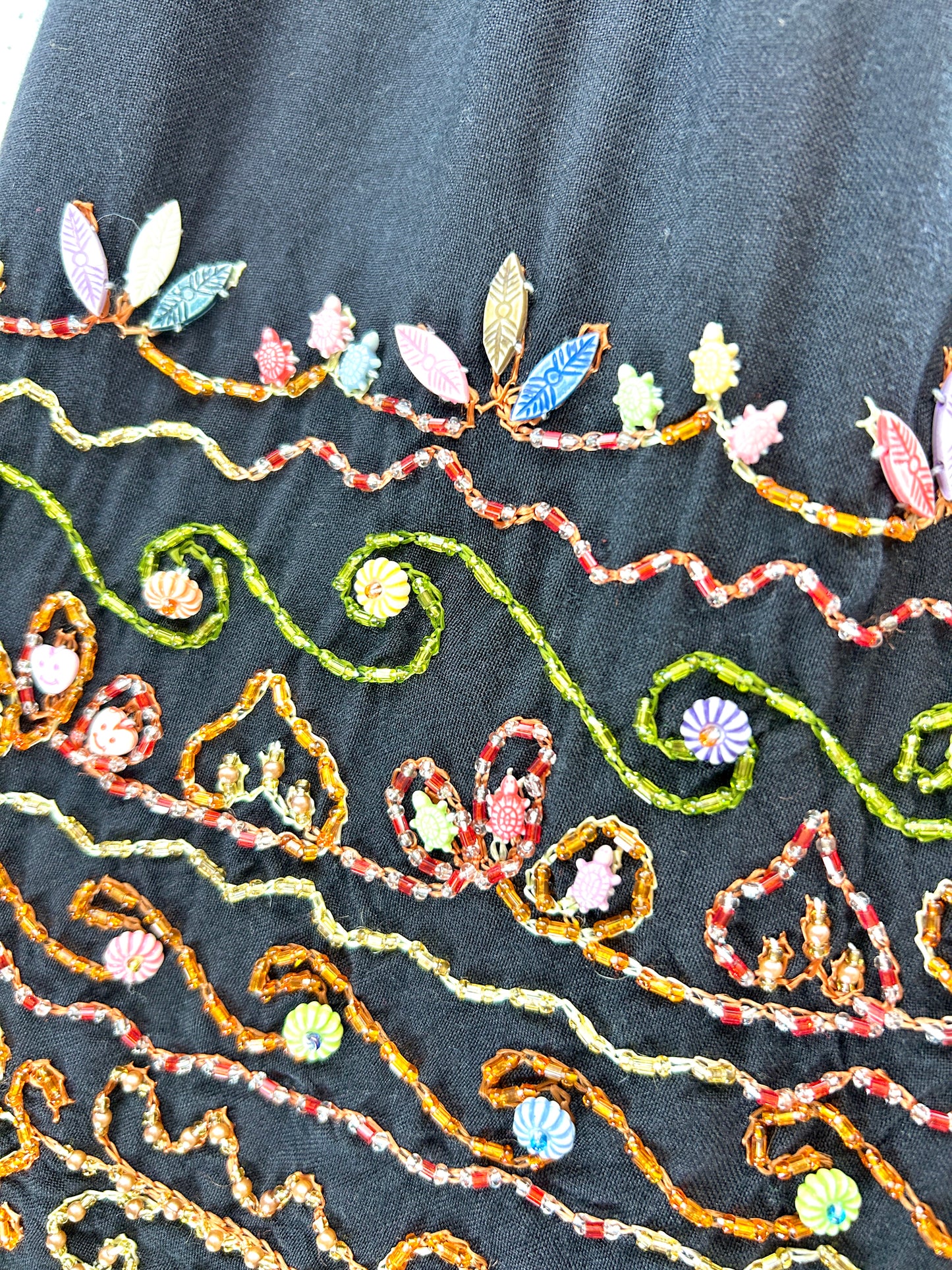 Vintage  Embroidery Skirt [B31535]