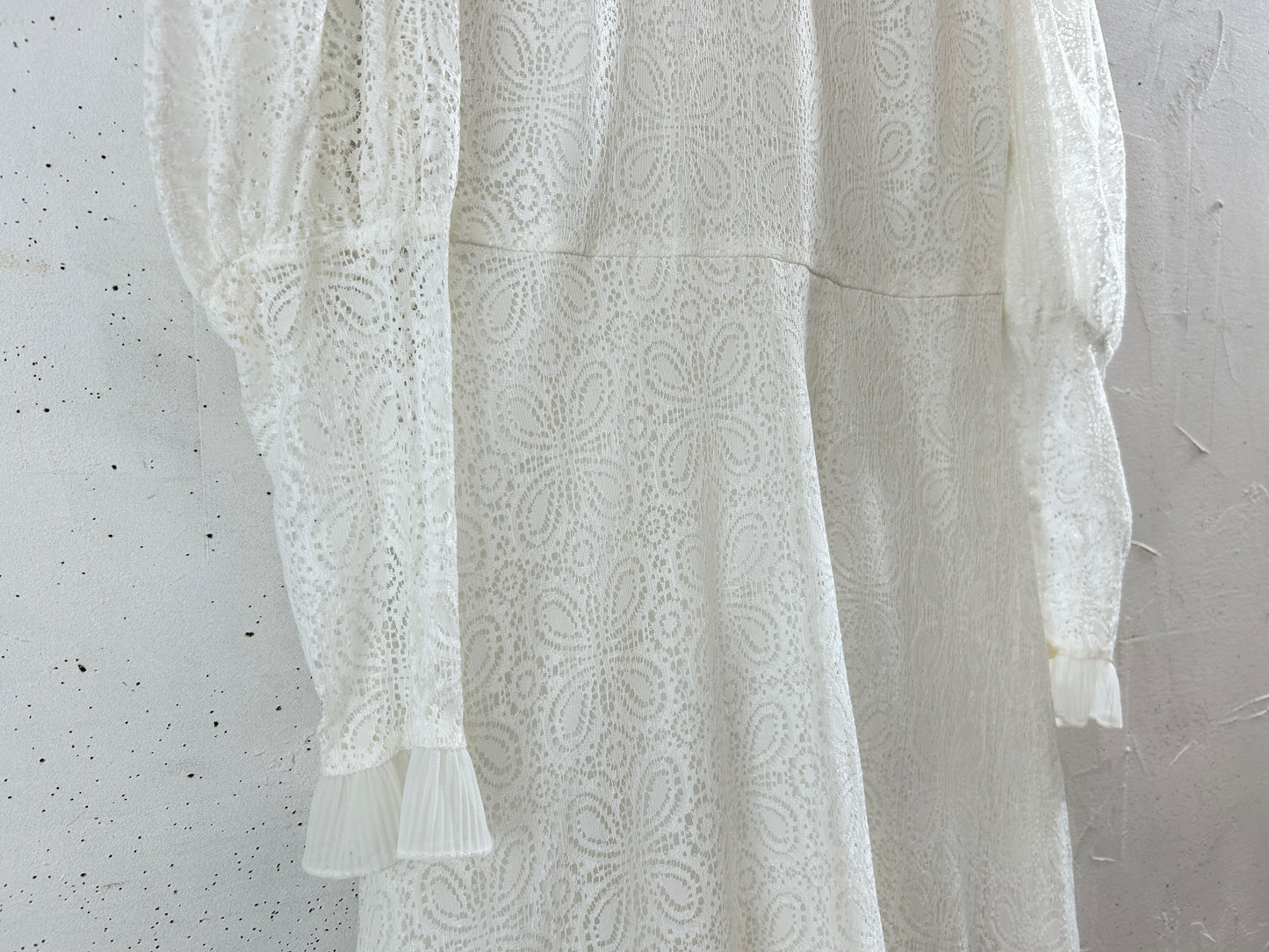 Vintage White Lace Dress [K30815]