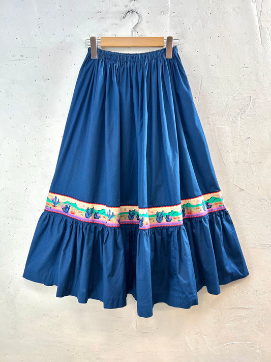 Vintage Tiered Skirt [F30504]
