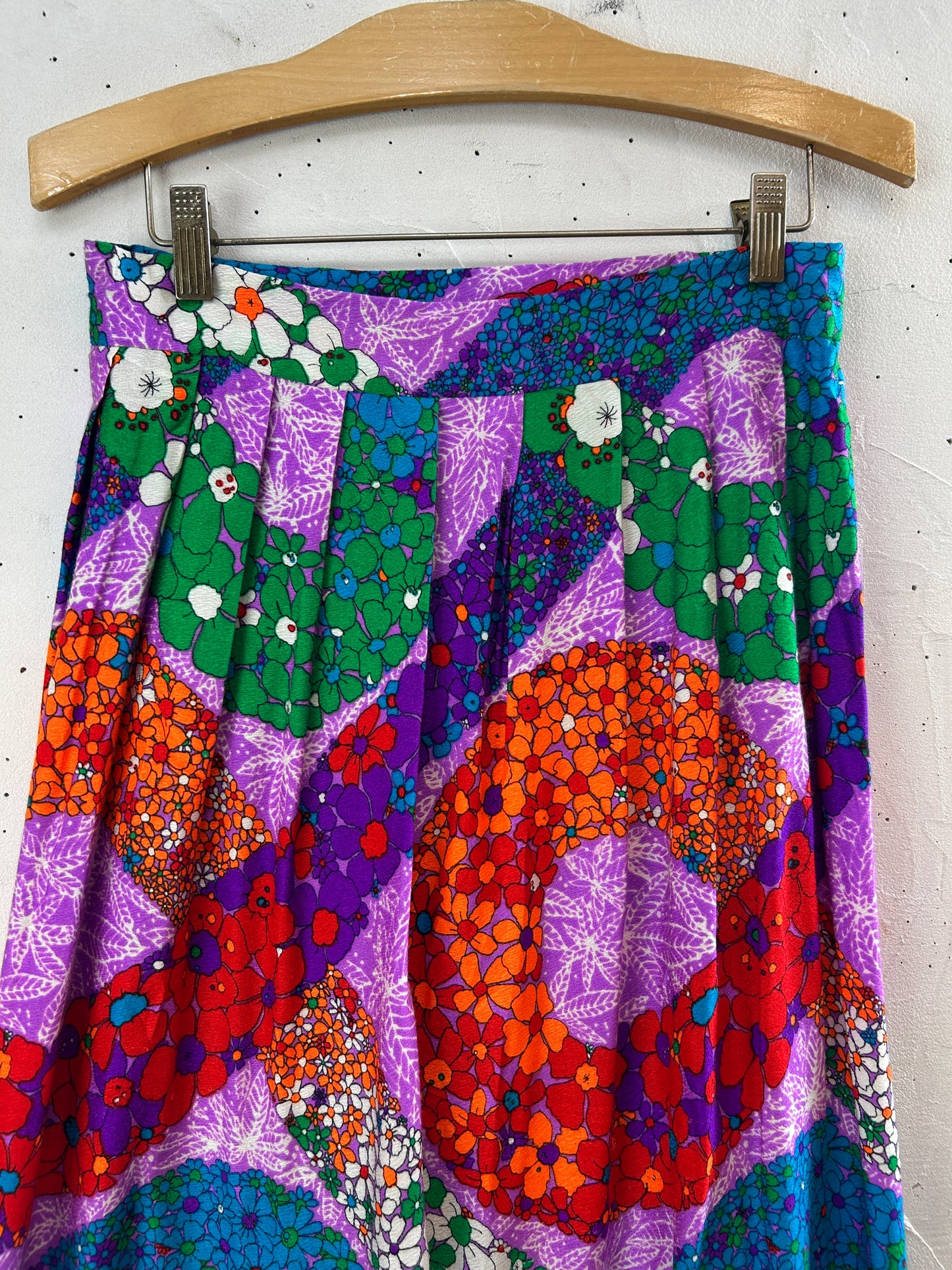’70s Vintage flower Skirt [I30290]