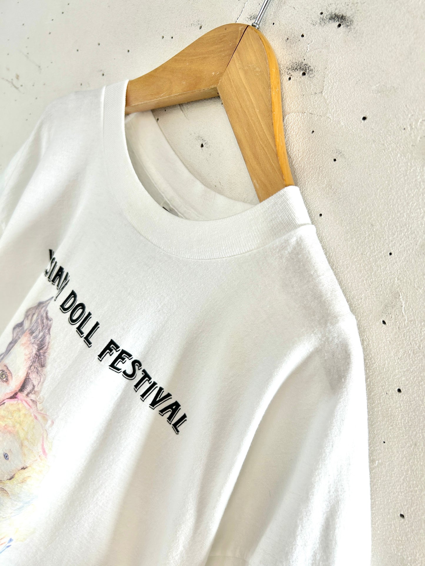 Vintage T Shirt 〜Funny dot CRAZY〜 [E32365]