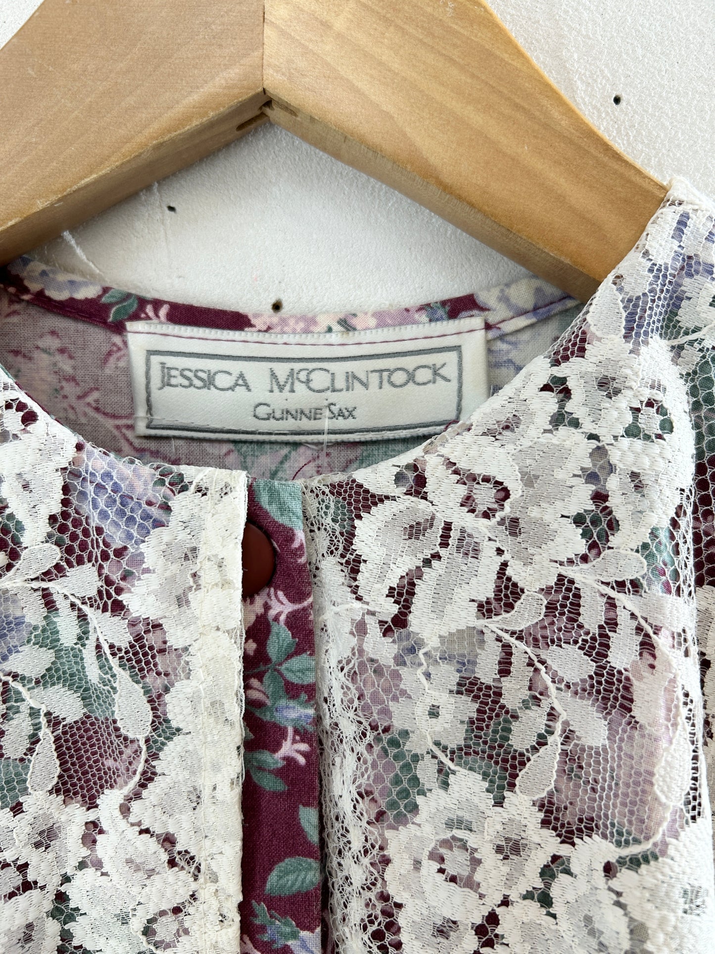 '80s Vintage Dress 〜JESSICA McCLINTOCK〜 [H30844]