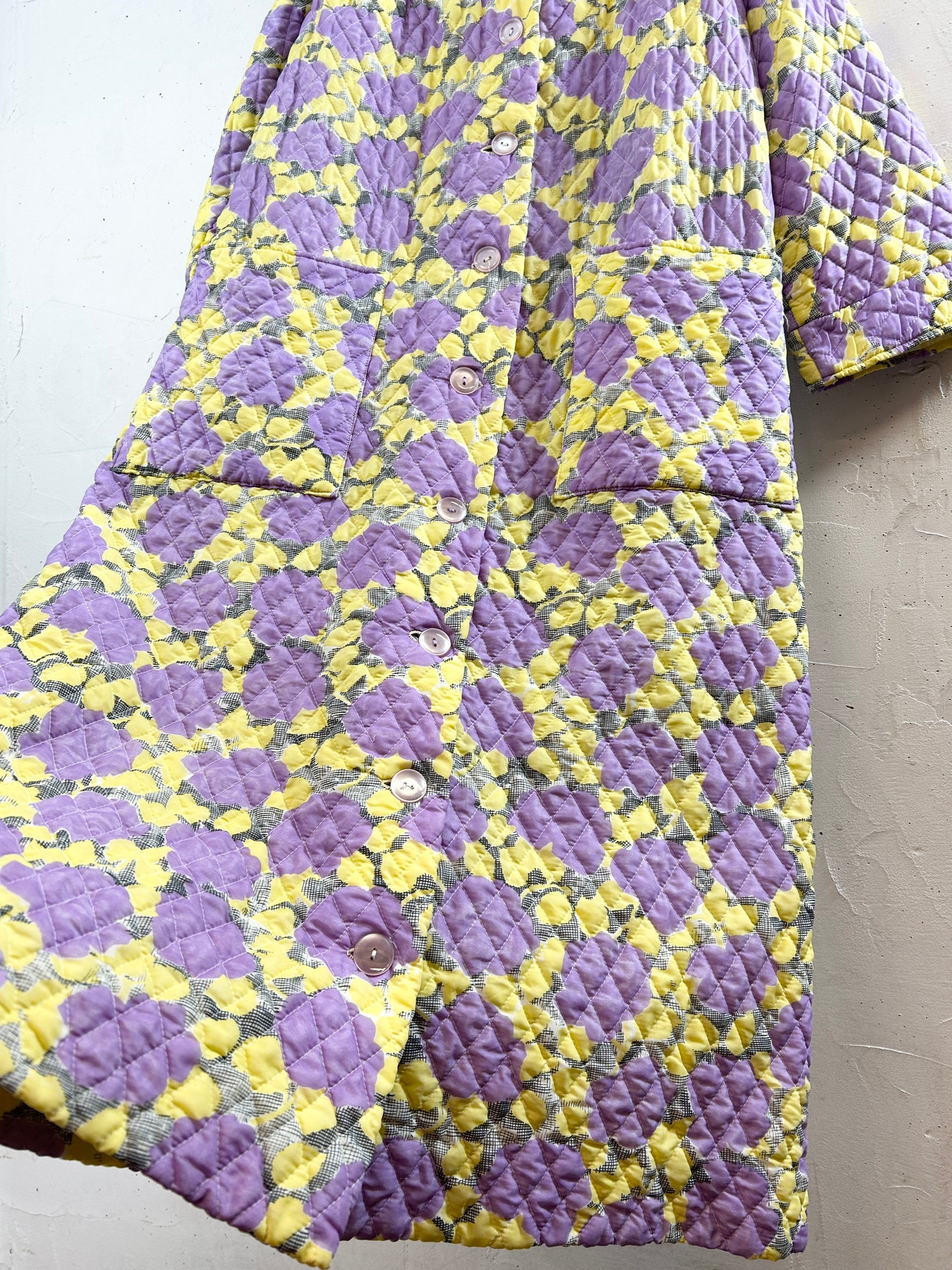 ’60s Vintage Quilting Gown [I30304]