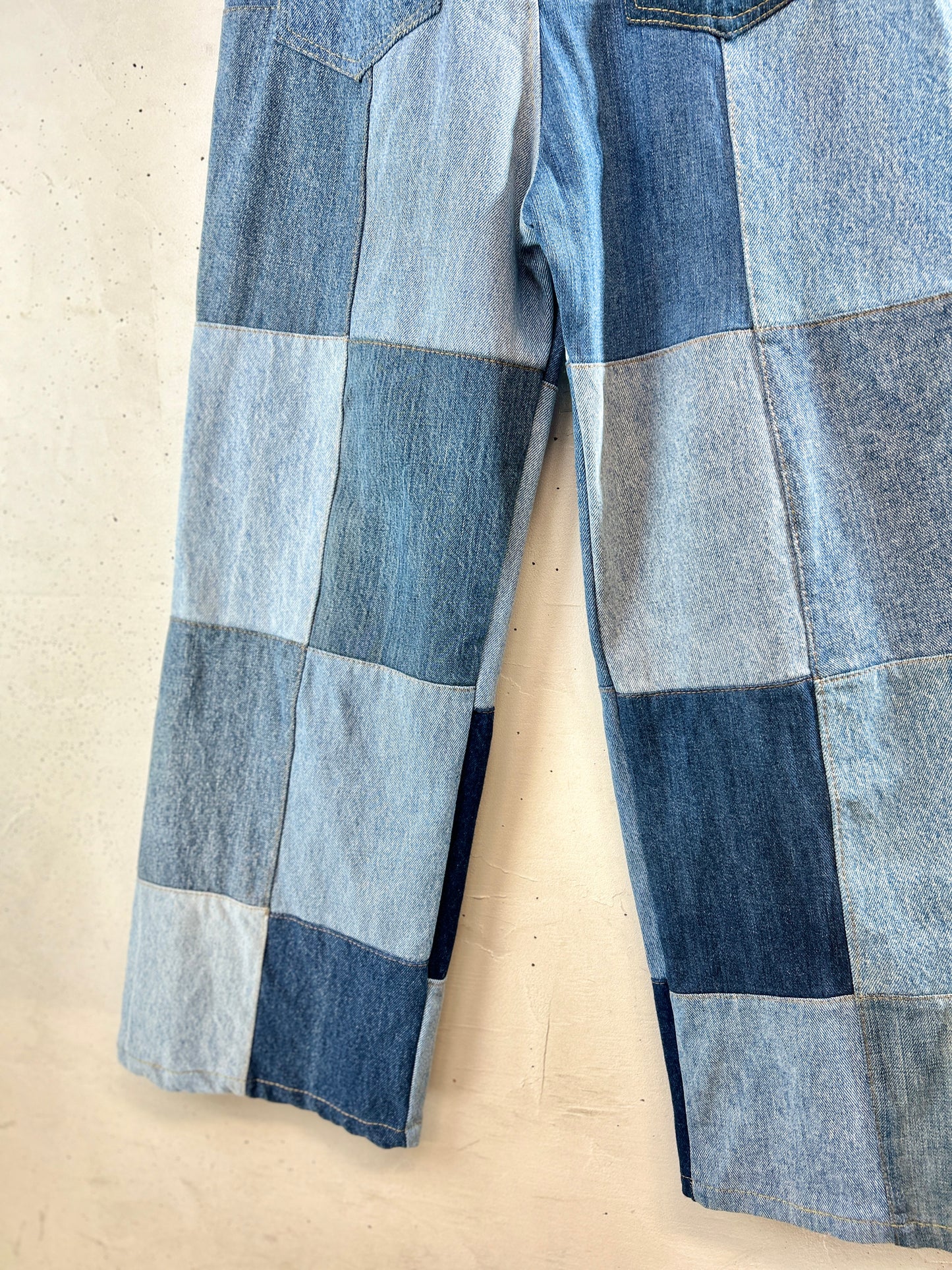 Vintage Patchwork Denim Pants [L30947]