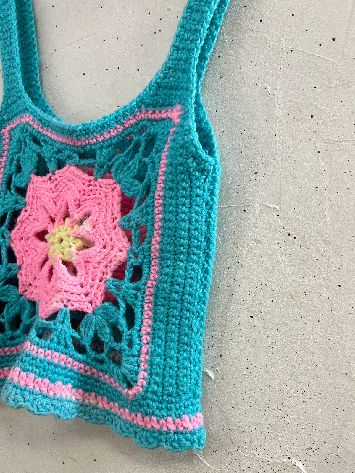 Vintage Granny Square Vest [I33769]