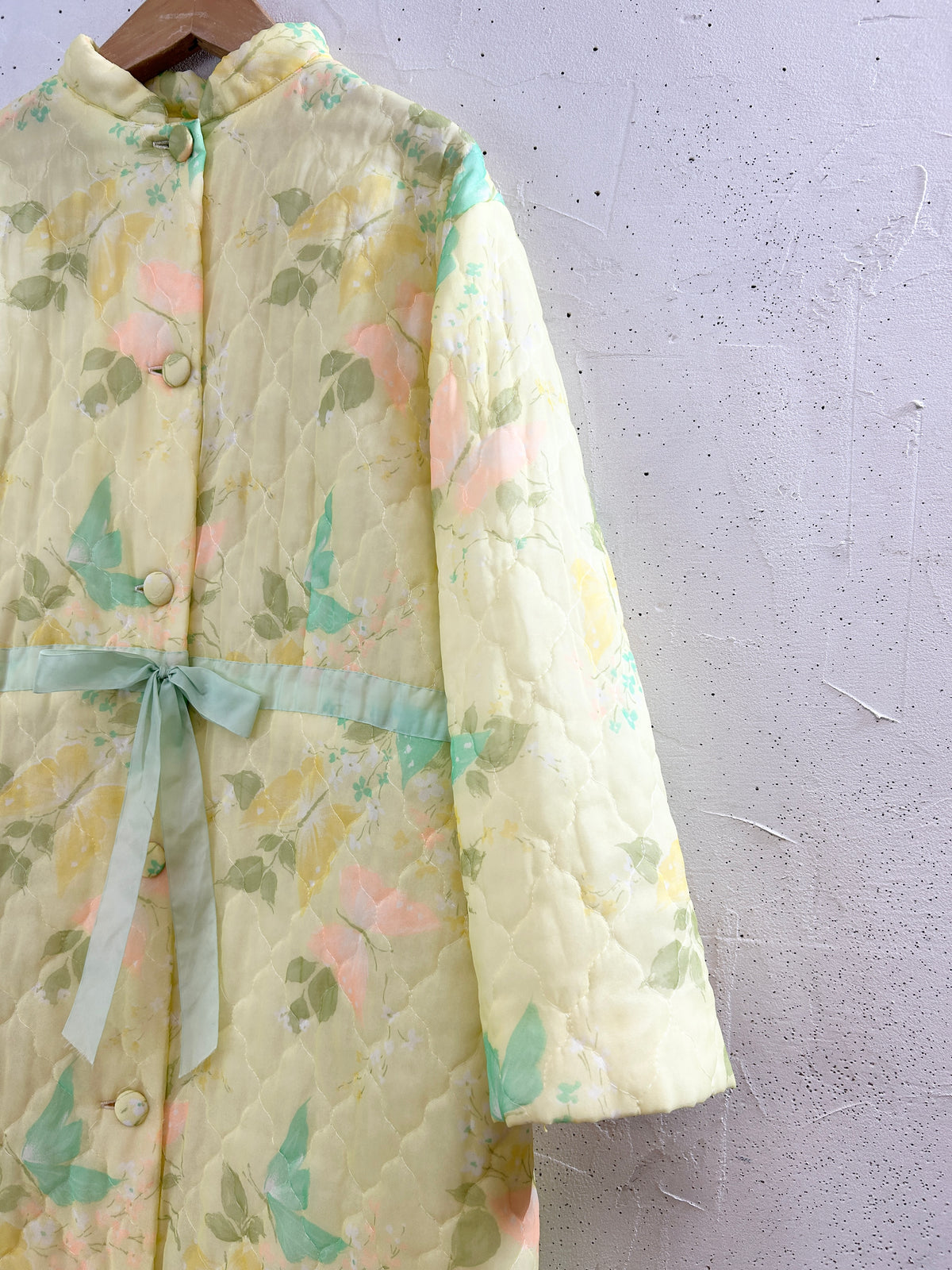 Vintage Quilting Gown Flower & Butterfly [J34080]