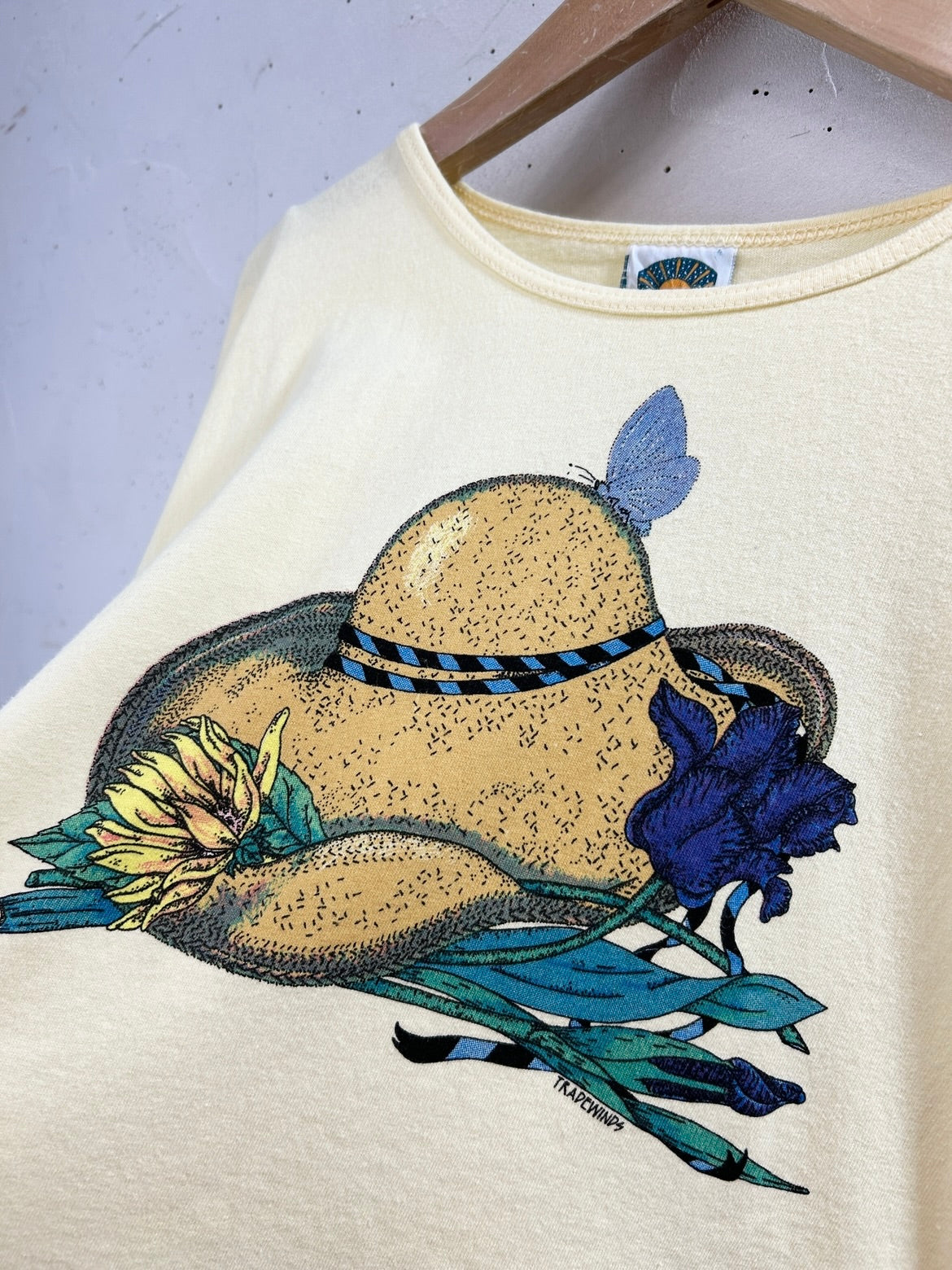 Vintage T Shirt 〜Funny dot CRAZY〜 [E32266]