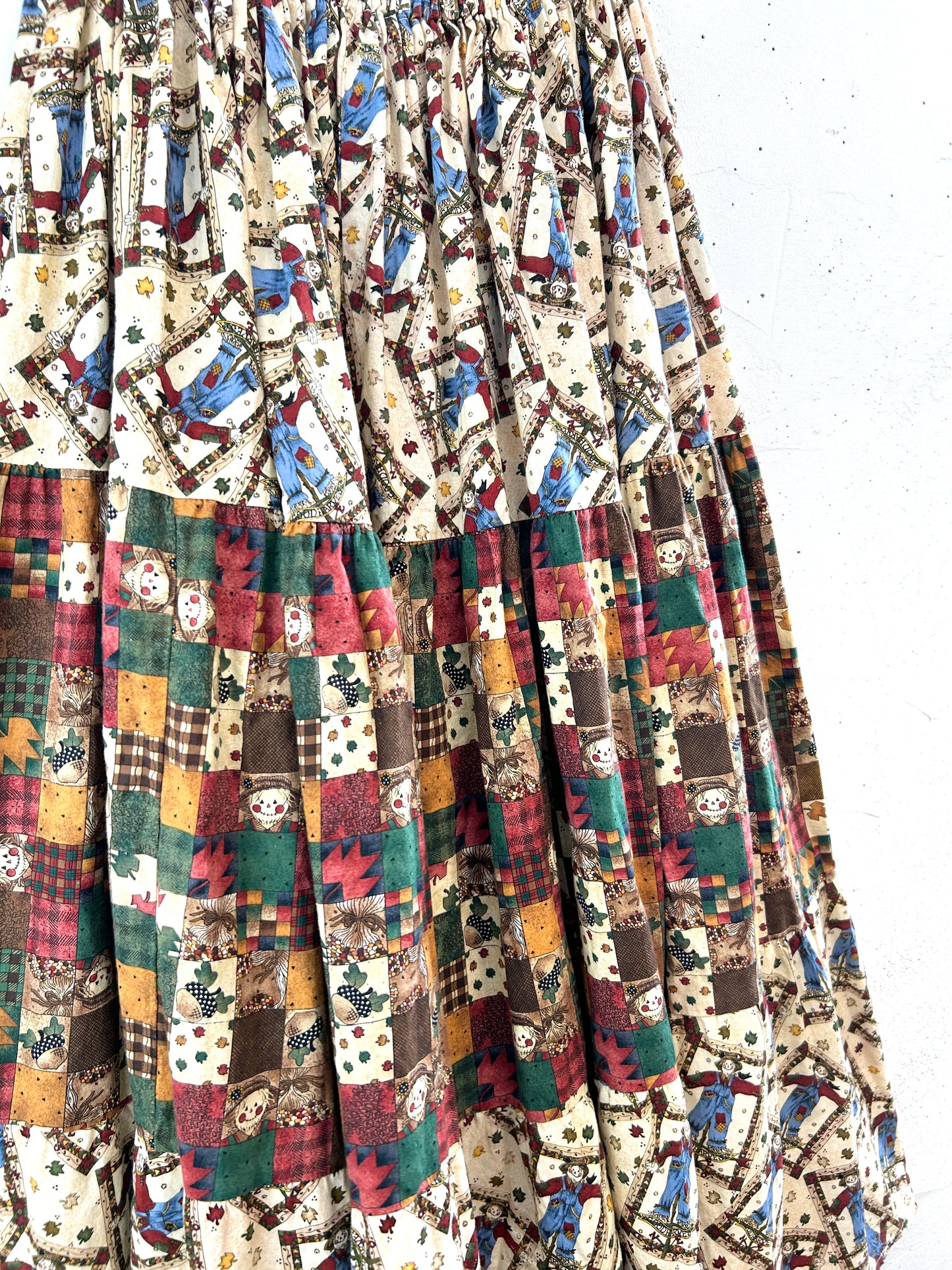 Vintage Tiered Skirt [D32217]