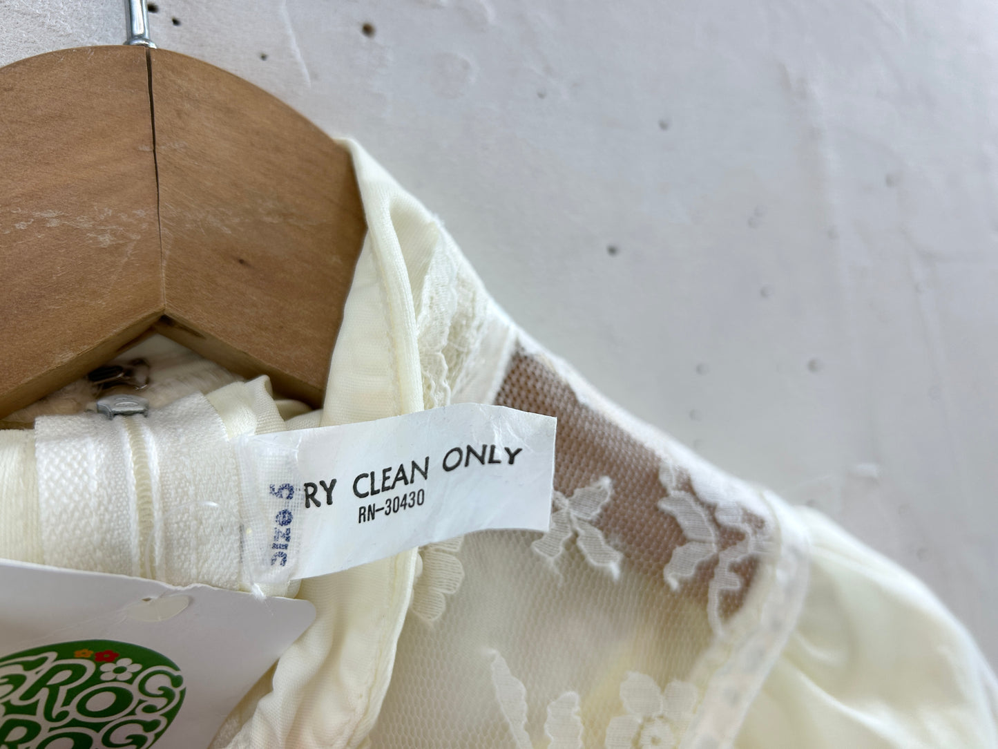 Vintage White Lace Dress [K30816]