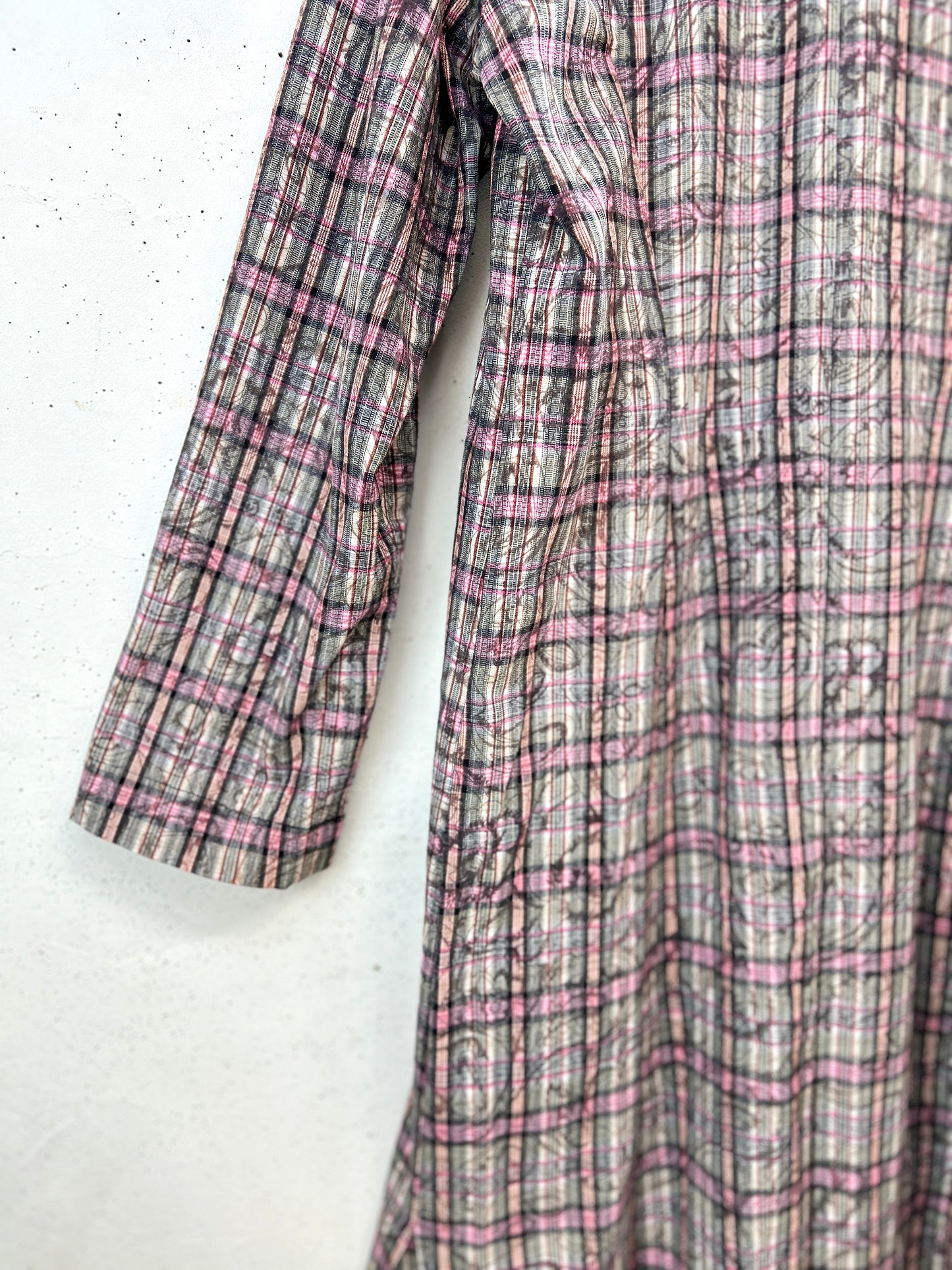 Vintage Plaid Dress [A31382]