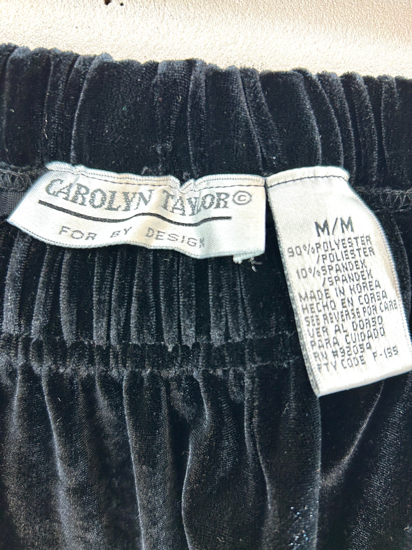 Vintage Velours Pants  [I30325]