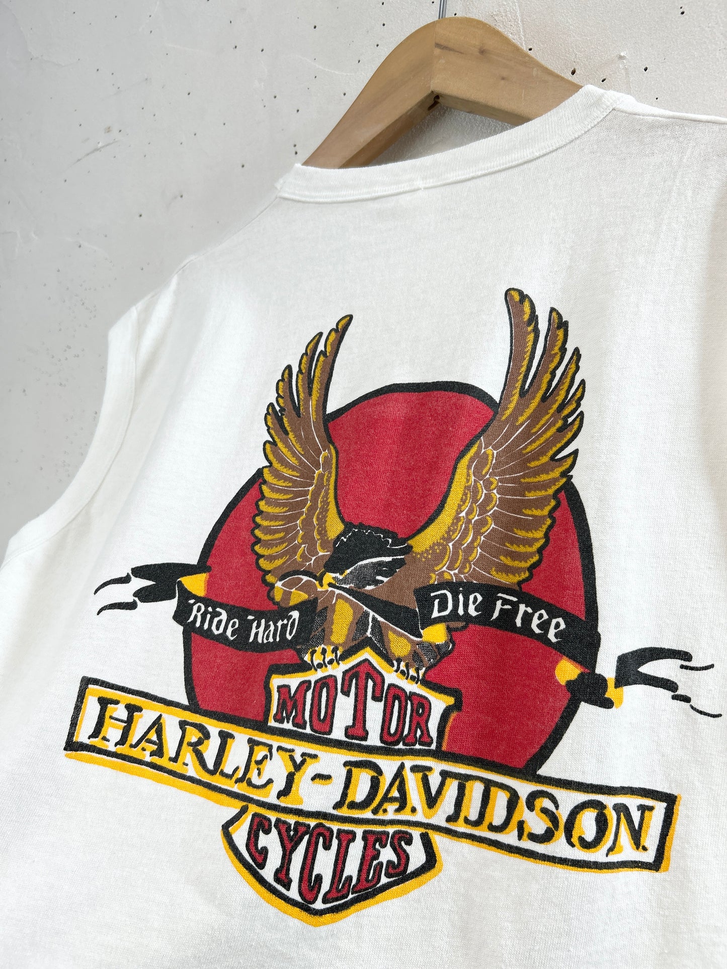 '80s-'90s Vintage T-Shirt 〜Harley Davidson〜 [E32447]