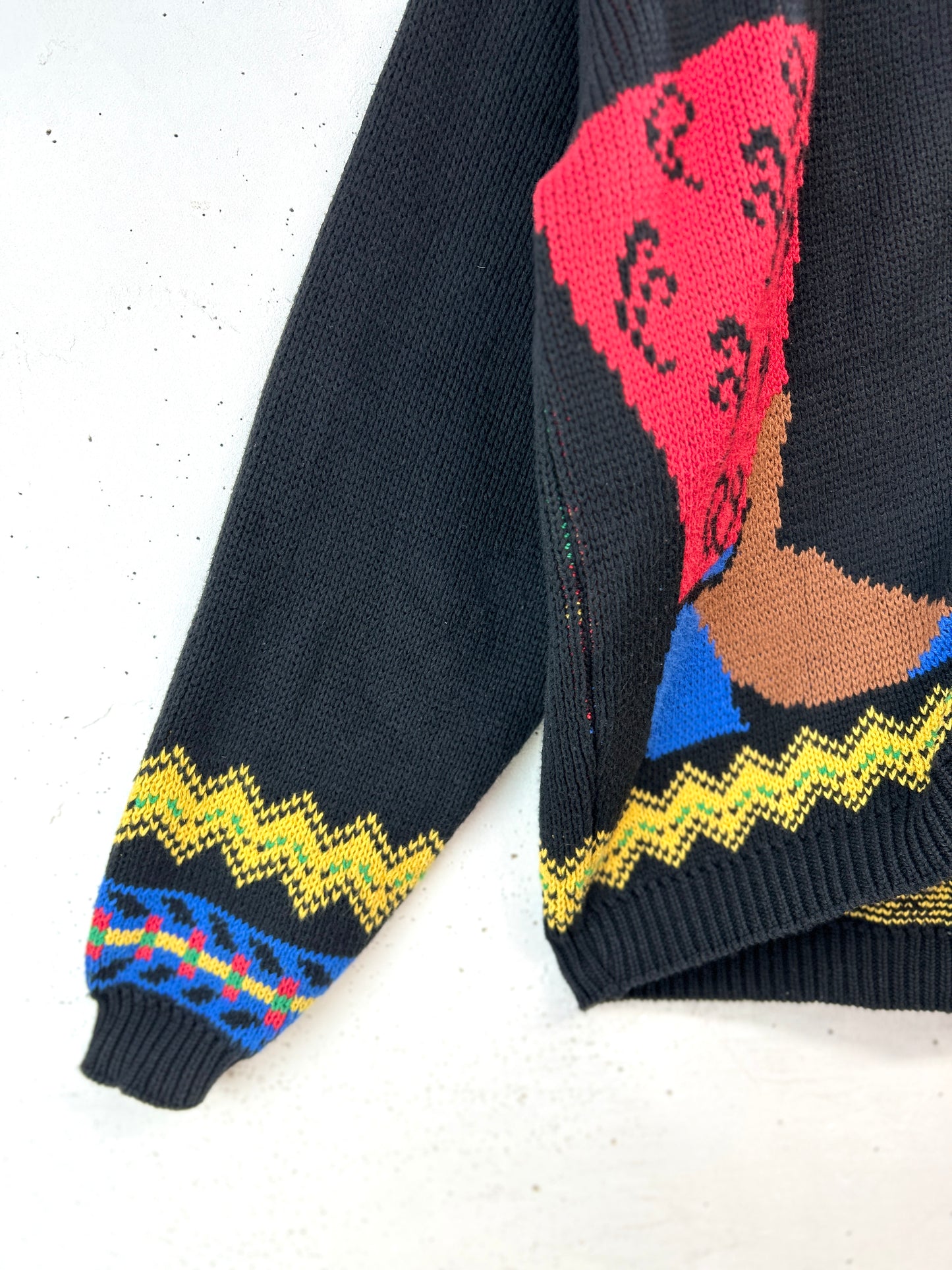 Vintage Cotton  Knit Cardigan MADE IN USA [C31871]