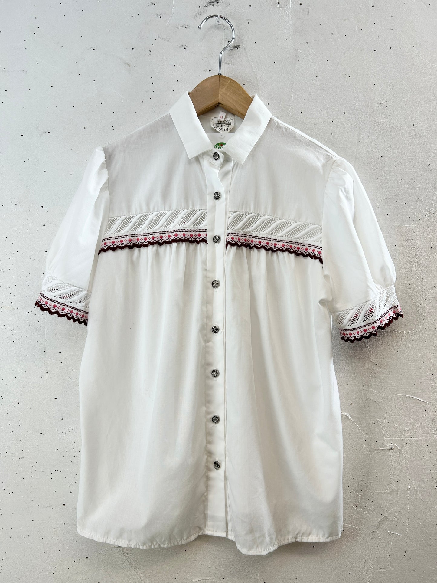 Vintage Embroidery Blouse [H30770]