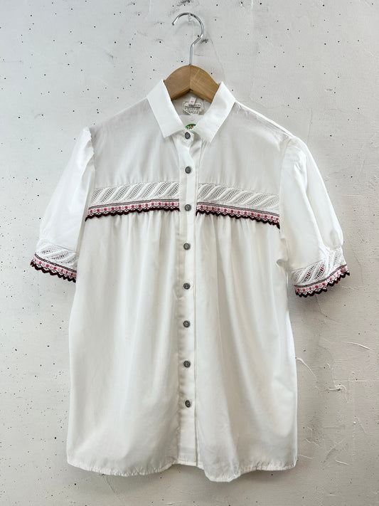 Vintage Embroidery Blouse [H30770]