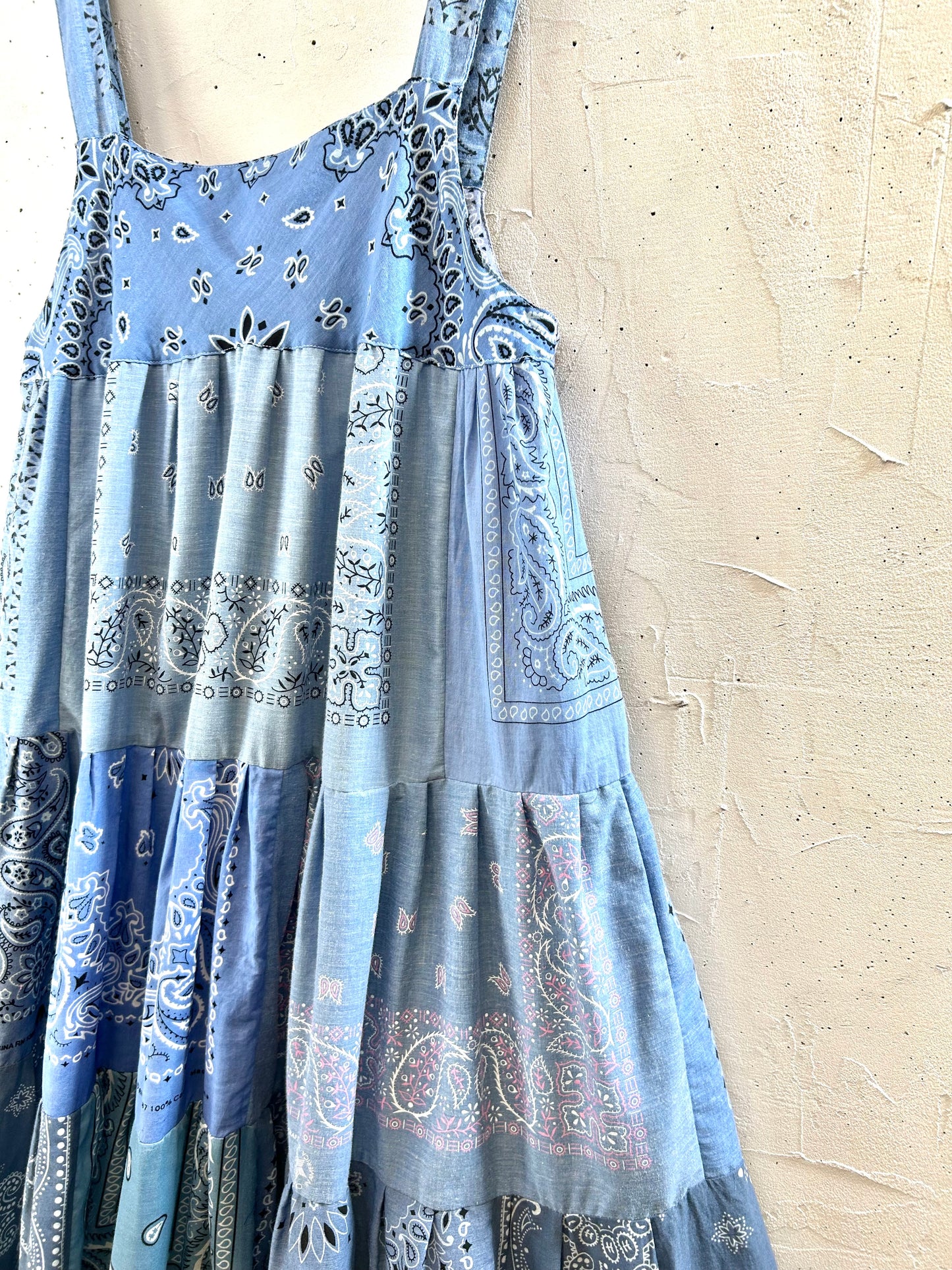 Vintage Bandana Patchwork  Dress 〜Amy Nina〜[G30652]