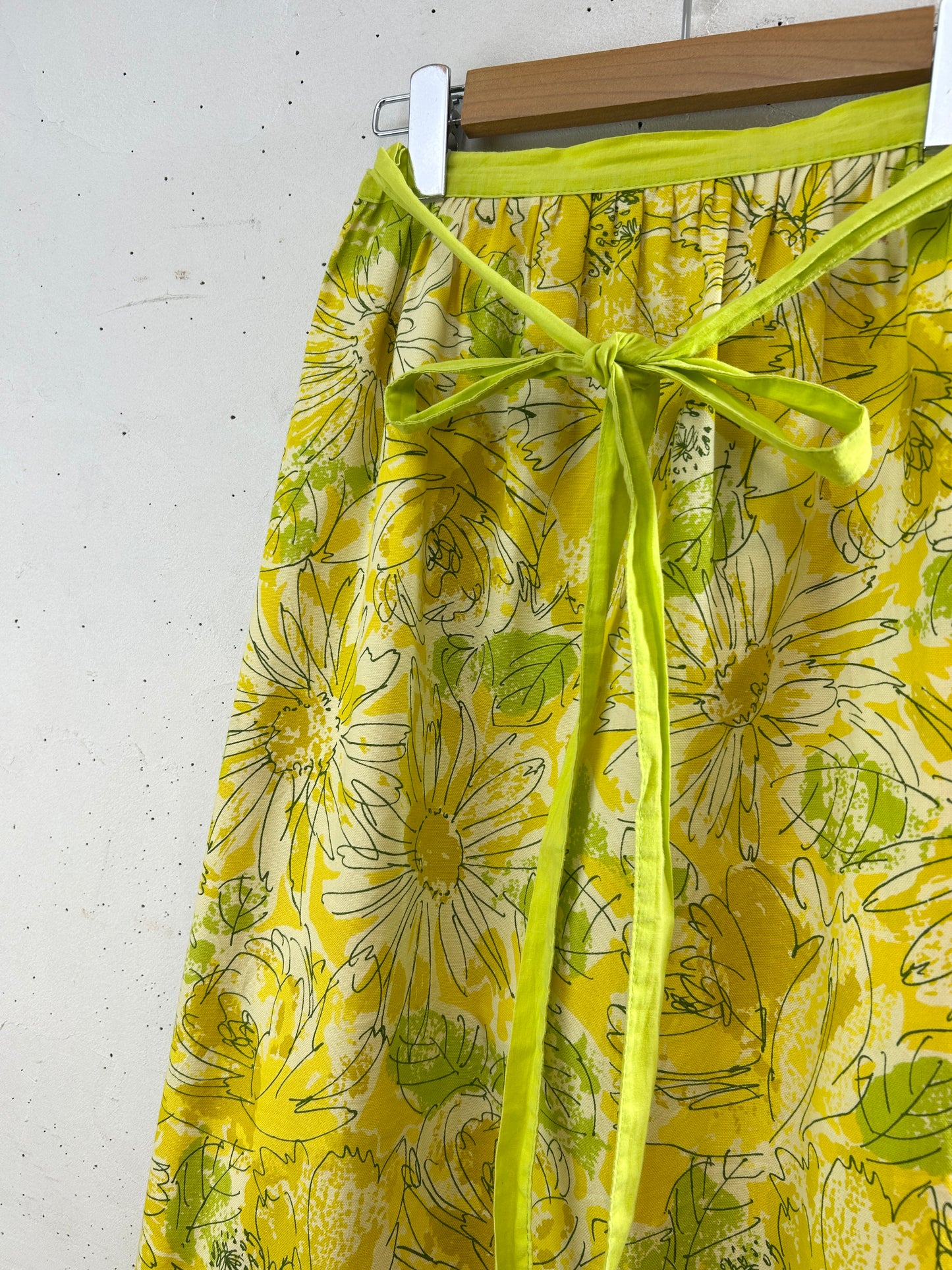 Vintage Wrap Skirt '70s Flower [H30807]