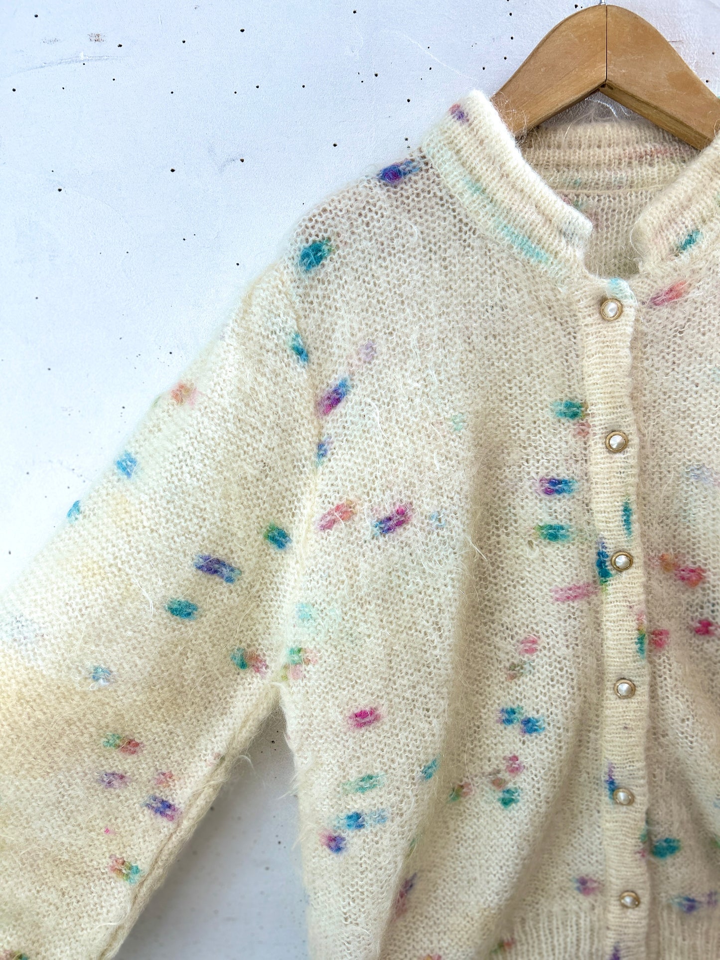 Vintage Mohair Knit Cardigan [K30839]