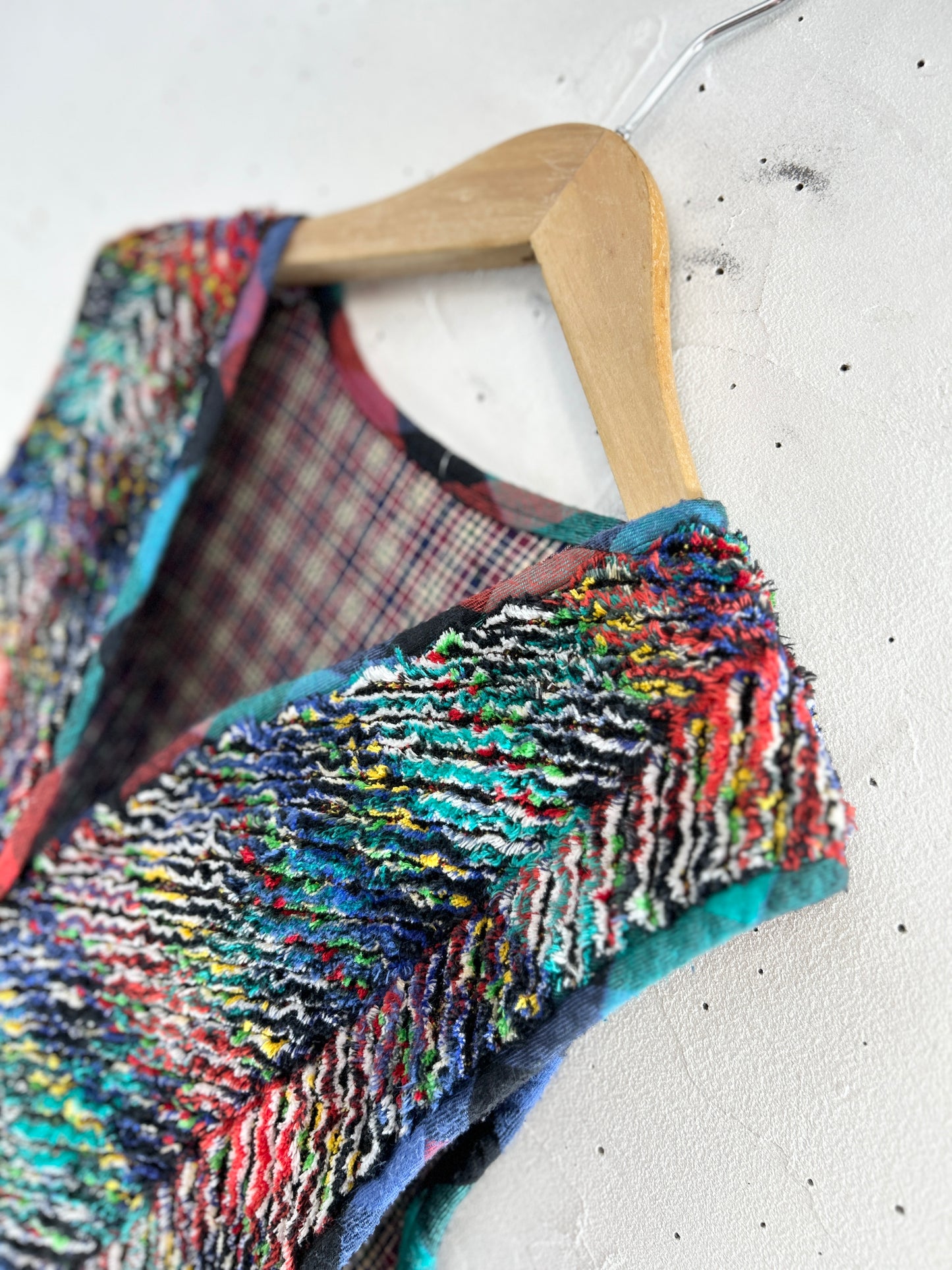 Vintage Slash Quilt Vest [C31811]