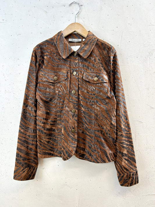 Vintage Eco Leather Jacket [I3107]