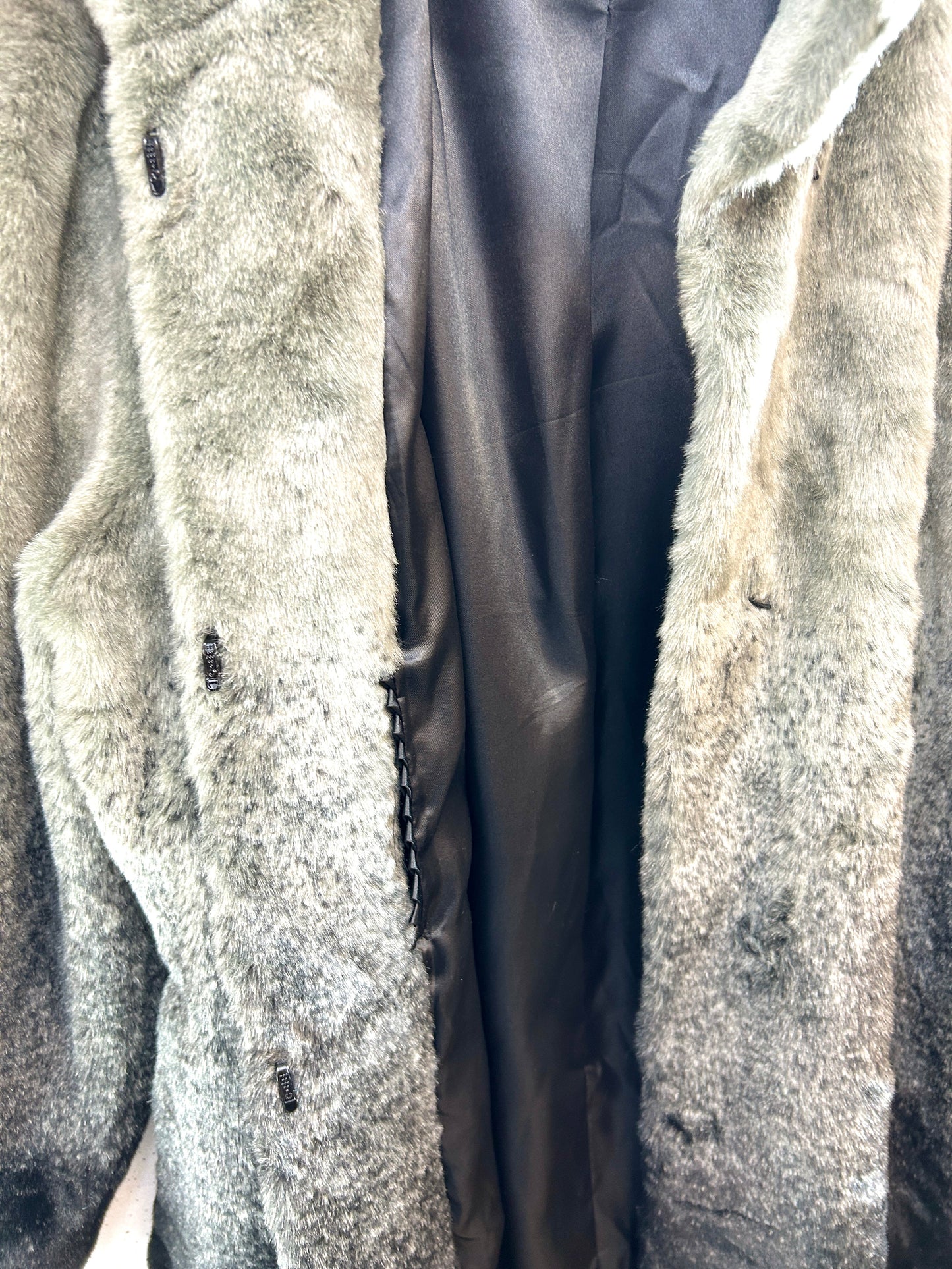 Vintage Eco Fur Coat [K30934]