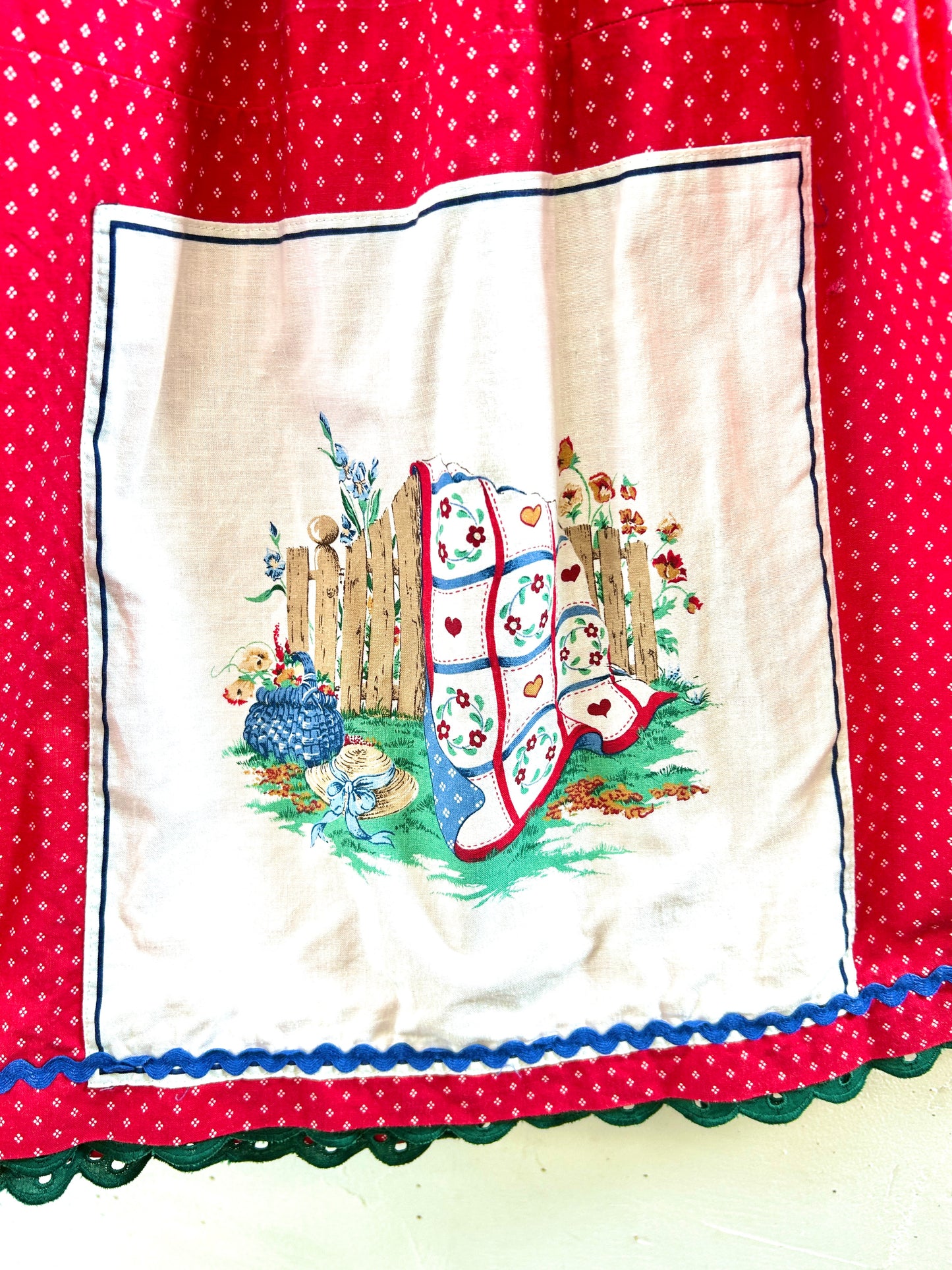 Vintage country patch Skirt [F30963]