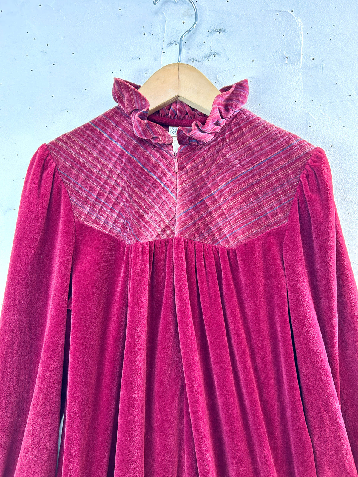 Vintage Velours Dress [I33924]